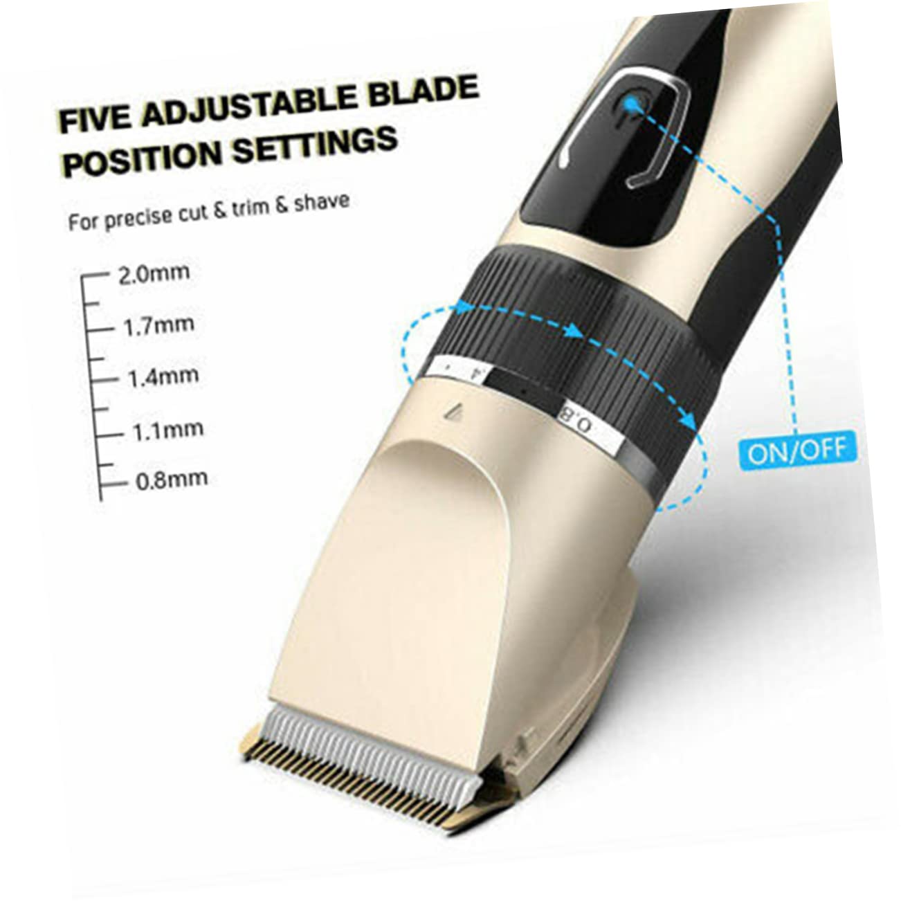 FOMIYES Professional Rechargeable Hair Clipper Set - Cordless Hair Trimmer for Men & Women, Home & Barbershop Use - Perfect for DIY Haircuts, Beard Trimming & Grooming
