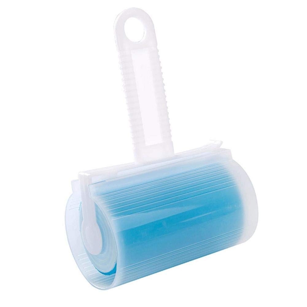 YITON Reusable Pet Hair Remover Brush - Washable Silicone Lint Roller for Cats & Dogs - 2 Pack Blue Sticky Fur Remover - Perfect for Furniture, Car Seats & Clothes Cleaning
