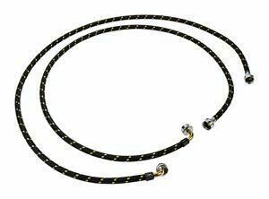 Amana 8212638RC Black Washer Fill Hoses - Replacement Water Supply Hoses for Washing Machines (Perfect for Laundry Rooms & Home Appliance Maintenance)