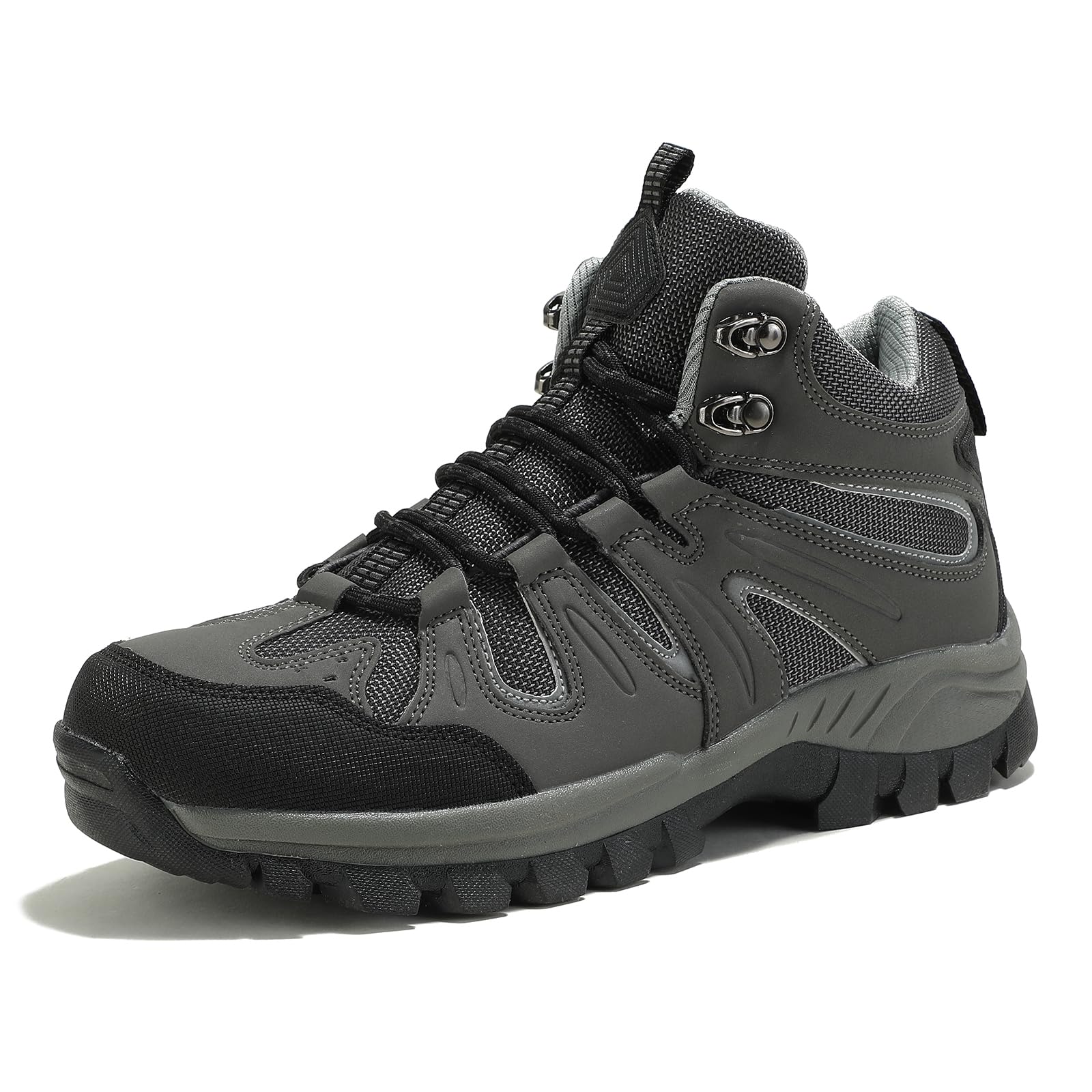 Men's Waterproof Hiking Boots for Autumn & Winter - Lightweight Trekking Shoes with Ankle Support - Ideal for Backpacking, Mountaineering, Camping & Outdoor Adventures
