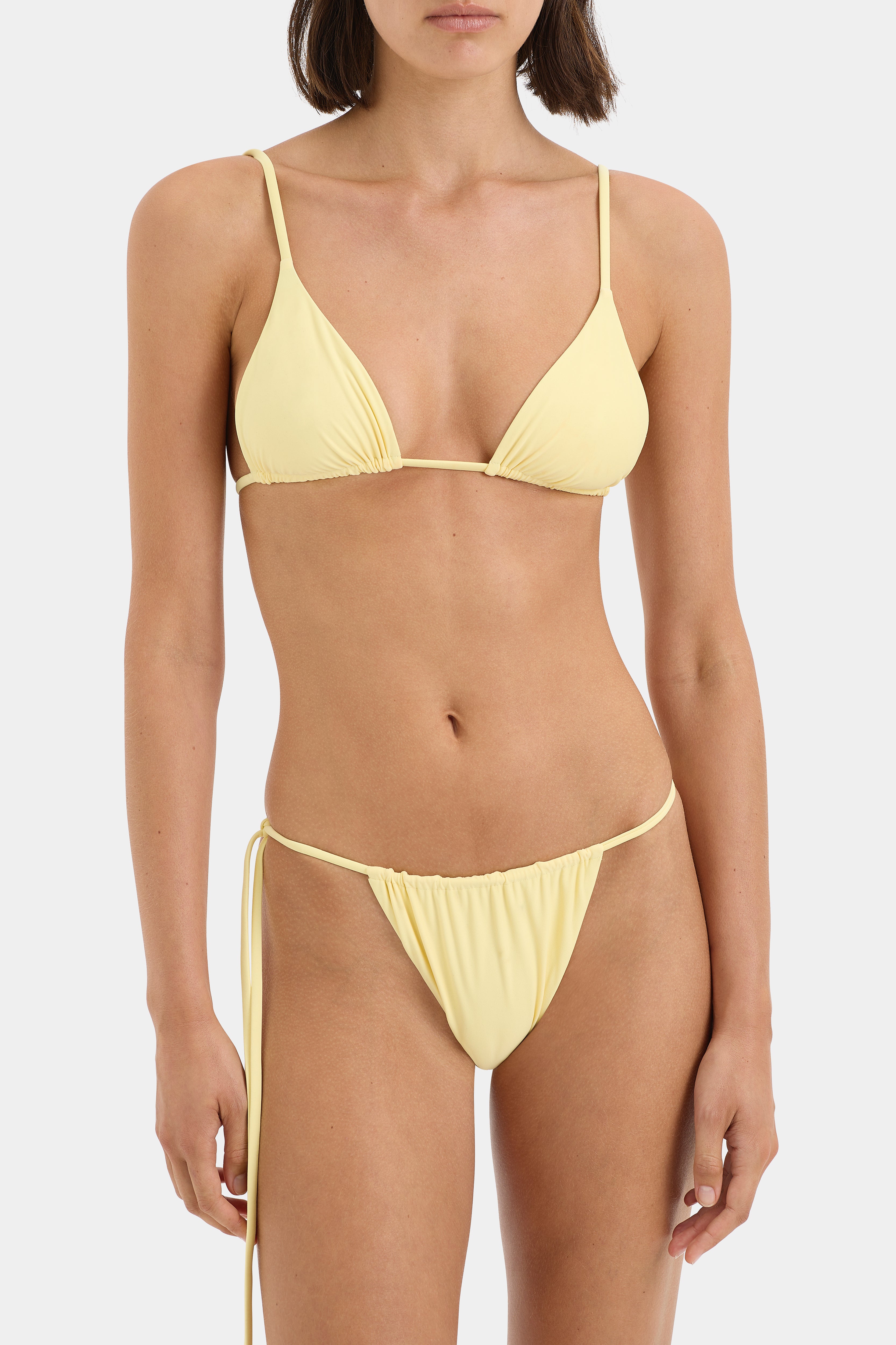 Emiliano String Triangle Top - Sexy Women's Bikini Swimwear for Beach & Pool - Perfect for Summer Vacation, Swim Party, and Tanning