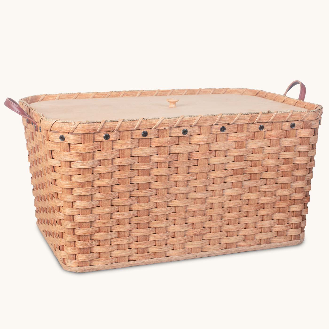 2 Bushel Large Laundry Basket - Amish Wicker Storage Hamper for Clothes, Blankets & Toys | Perfect for Bedroom, Bathroom & Nursery Organization
