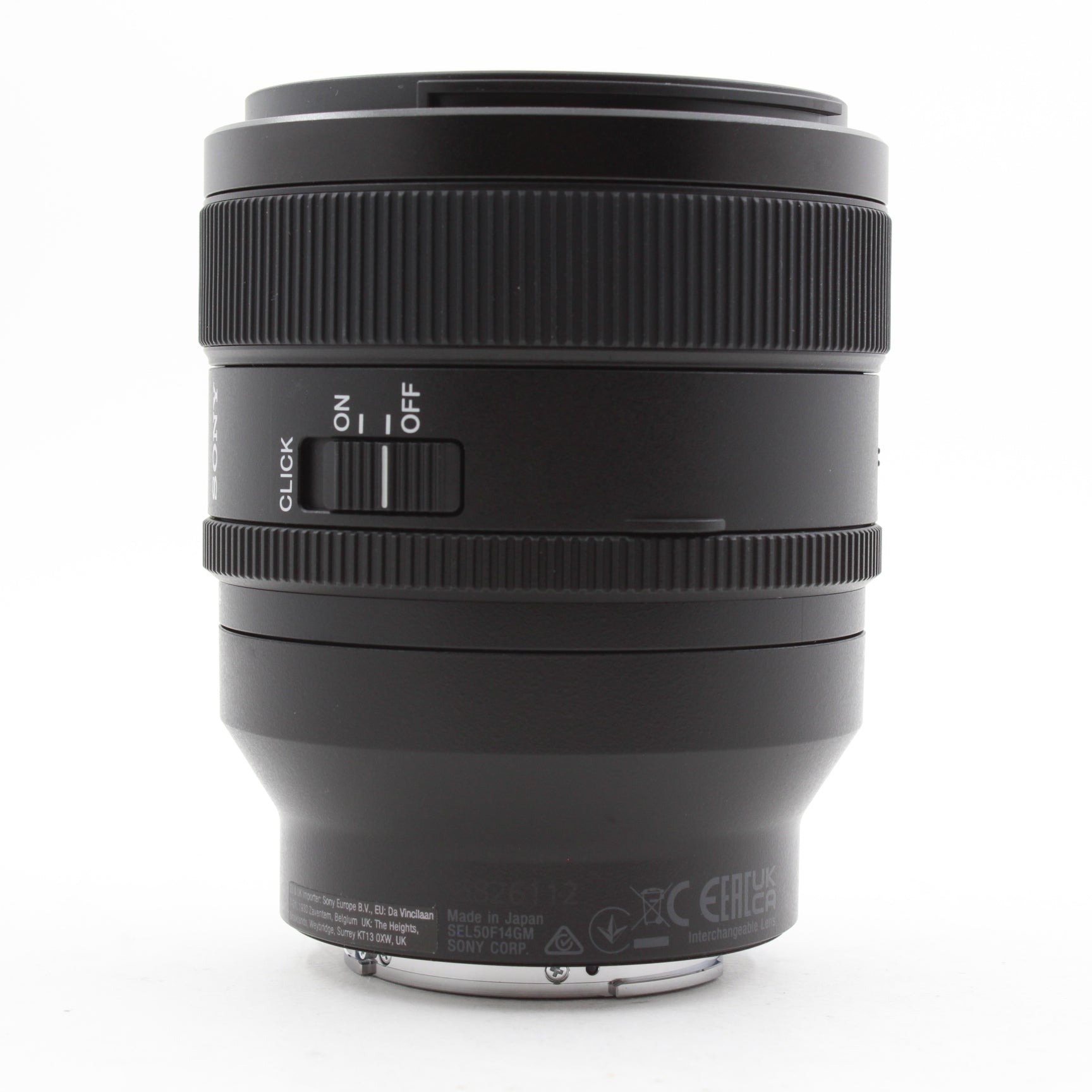 Open Box Excellent Condition Sony FE 50mm f/1.4 GM Lens - Premium Full Frame Portrait & Low Light Photography
