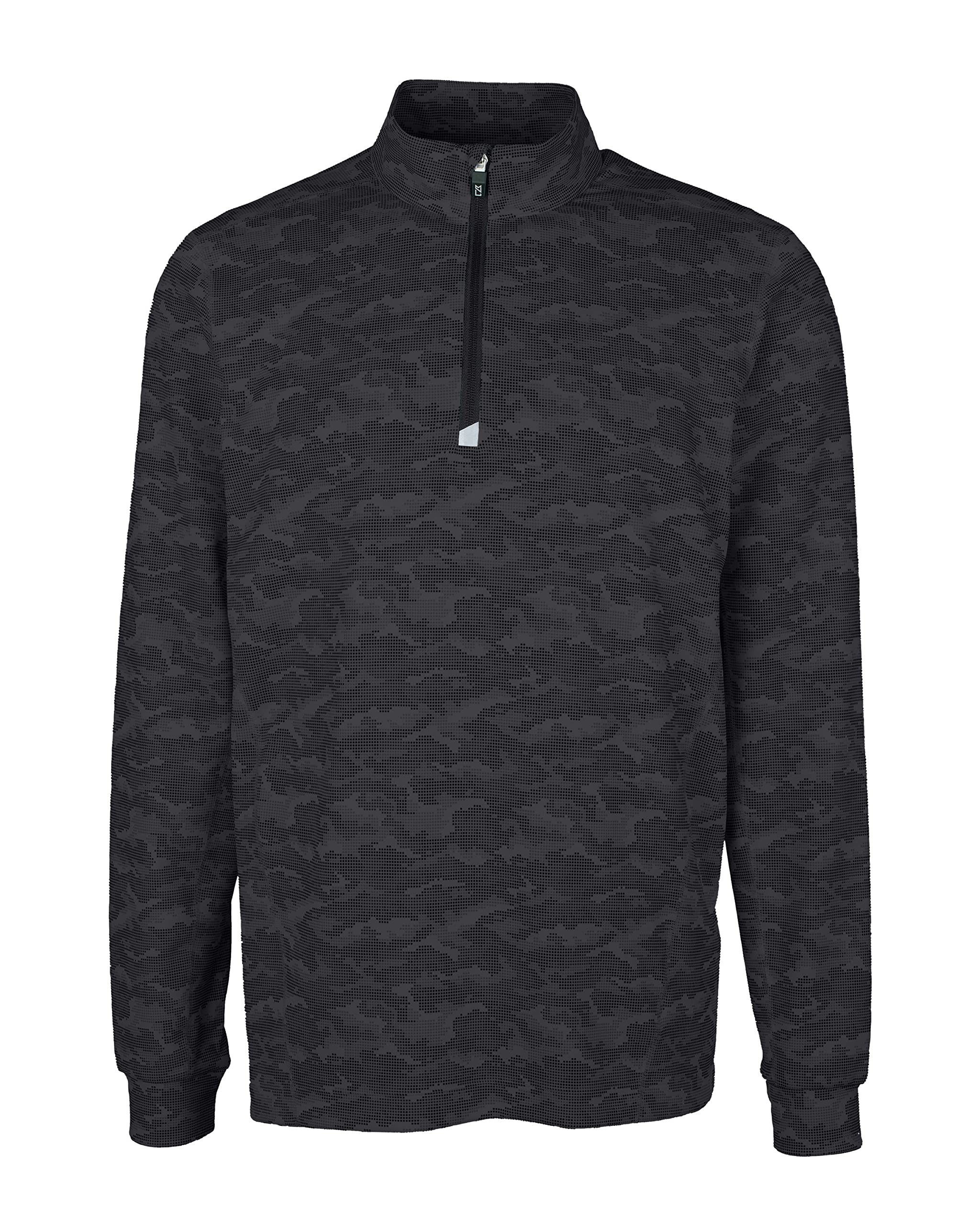 Cutter & Buck Men's Big & Tall Camo Print Stretch Quarter Zip Pullover - Lightweight Hunting & Outdoor Activewear for Hiking, Fishing & Casual Wear