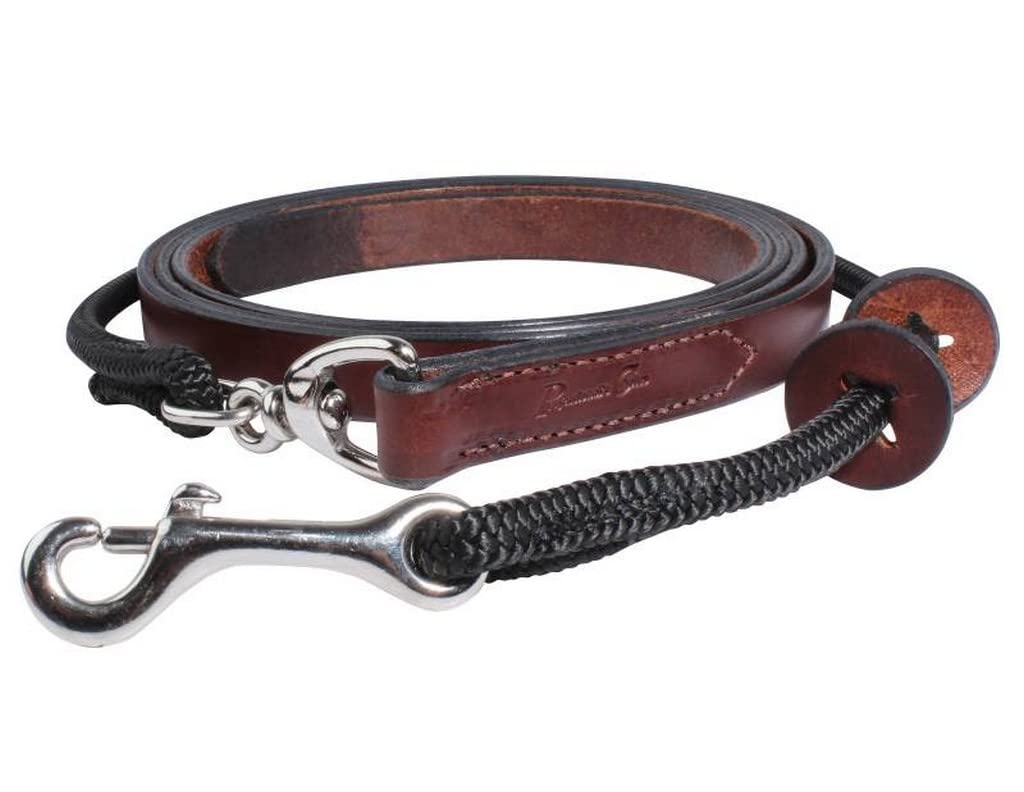 Professional's Choice Schutz Lip Cord Lead Rope - Durable & Adjustable Horse Lead Rope for Training, Grooming & Show - Perfect for Equestrian, Ranch & Stable Use