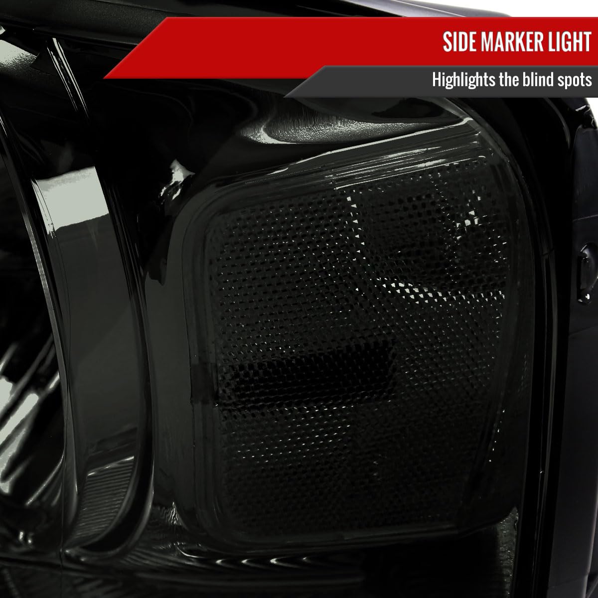 Smoke Tinted Headlights for 2004-2008 Models - Left & Right Pair - Upgrade Your Car's Style & Night Driving Safety (Perfect for Customization, Night Driving, and Car Shows)