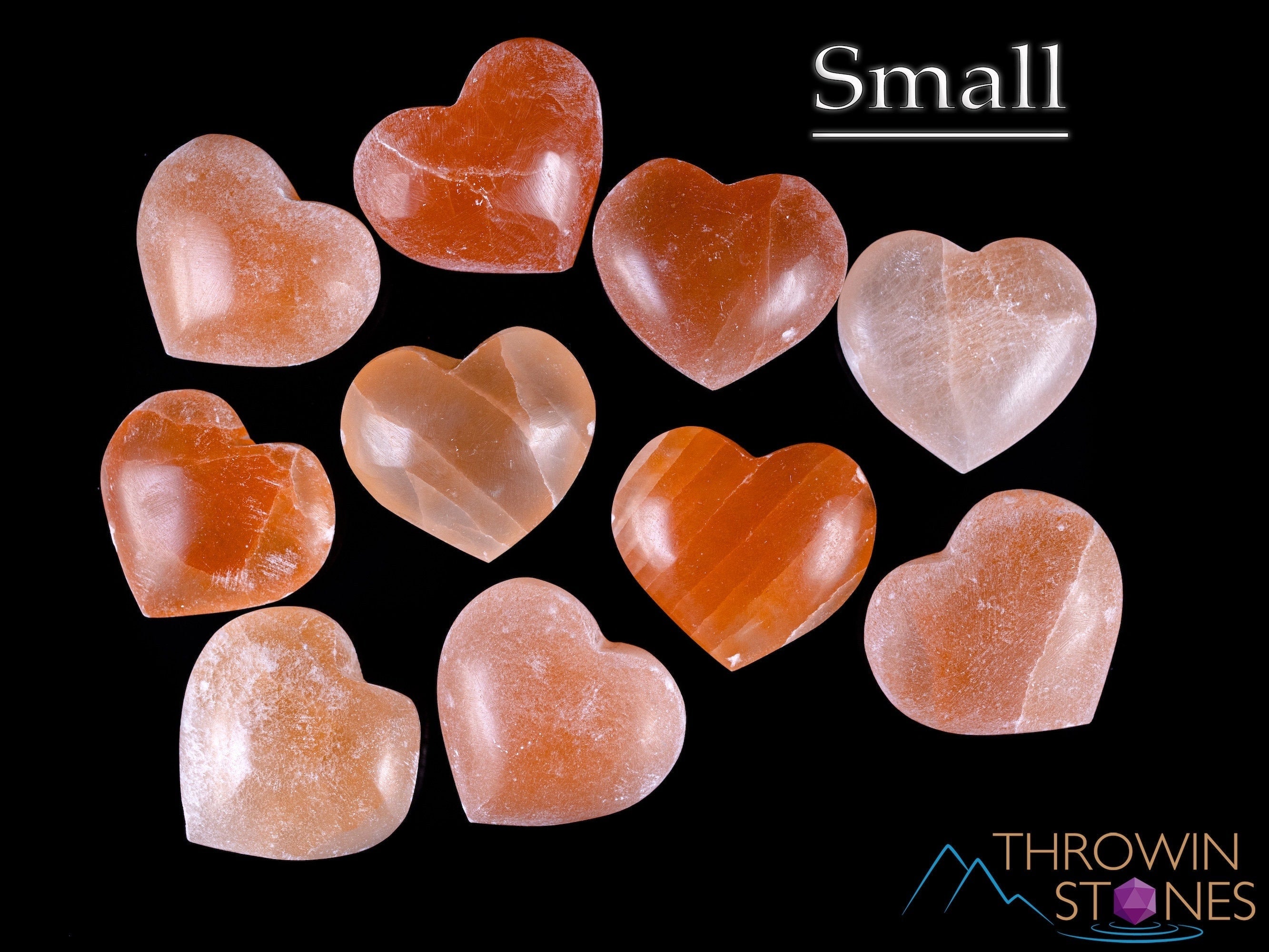 Orange Selenite Crystal Heart - Natural Healing Stone for Self Care, Meditation & Home Decor - Perfect Gift for Mom, Spiritual Healing & Positive Energy - Use in Yoga, Reiki & Feng Shui Spaces
