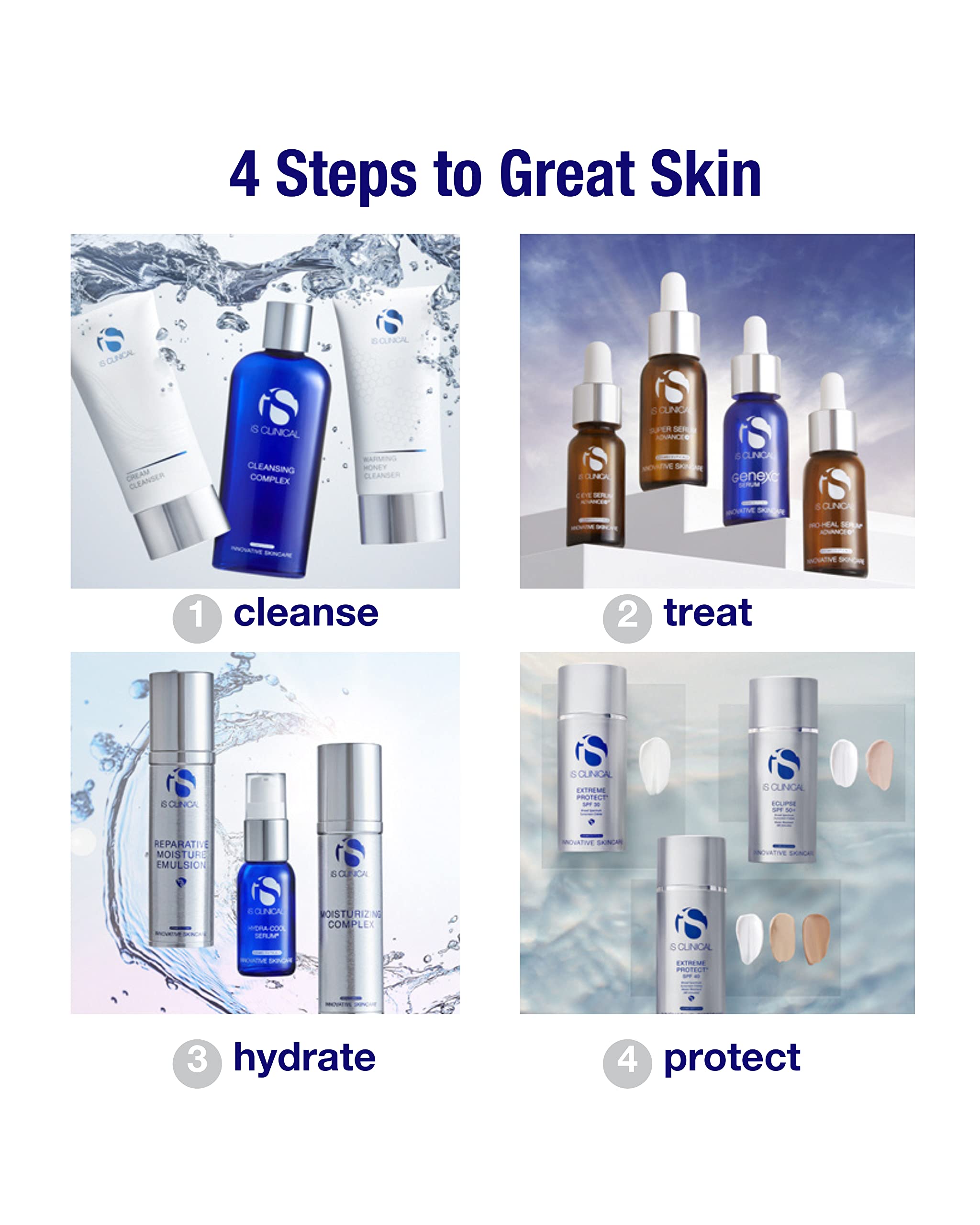 iS CLINICAL Pure Calm Collection - Soothing Skincare Gift Set for Sensitive & Irritated Skin | Redness Relief & Hydration | Perfect for Daily Skincare Routine & Post-Treatment Care