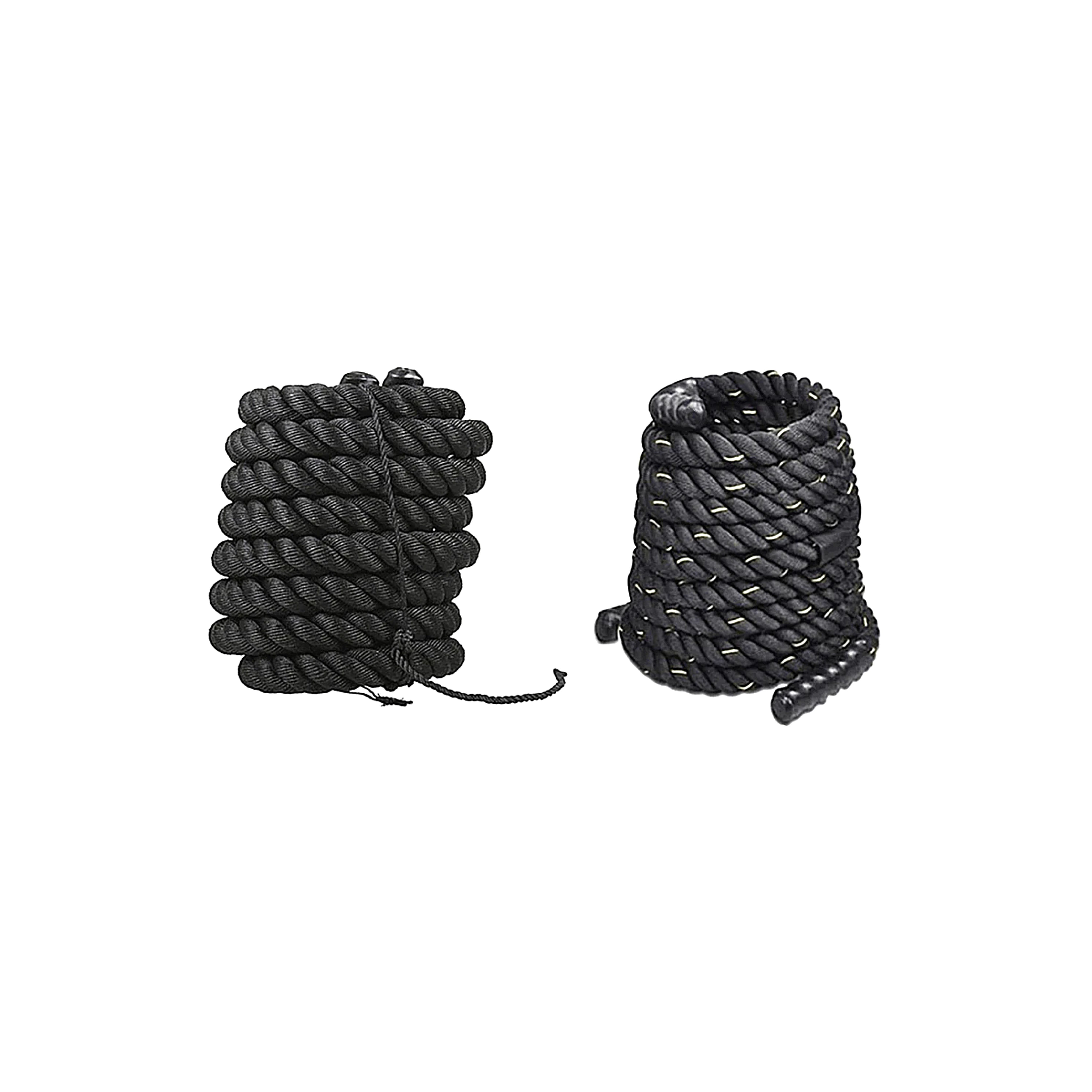 Premium Heavy Battle Rope for CrossFit & Calisthenics Training - 50ft Gym Rope for Full-Body Workout, Strength & Endurance - Perfect for Home Gym, Outdoor Fitness & Functional Training