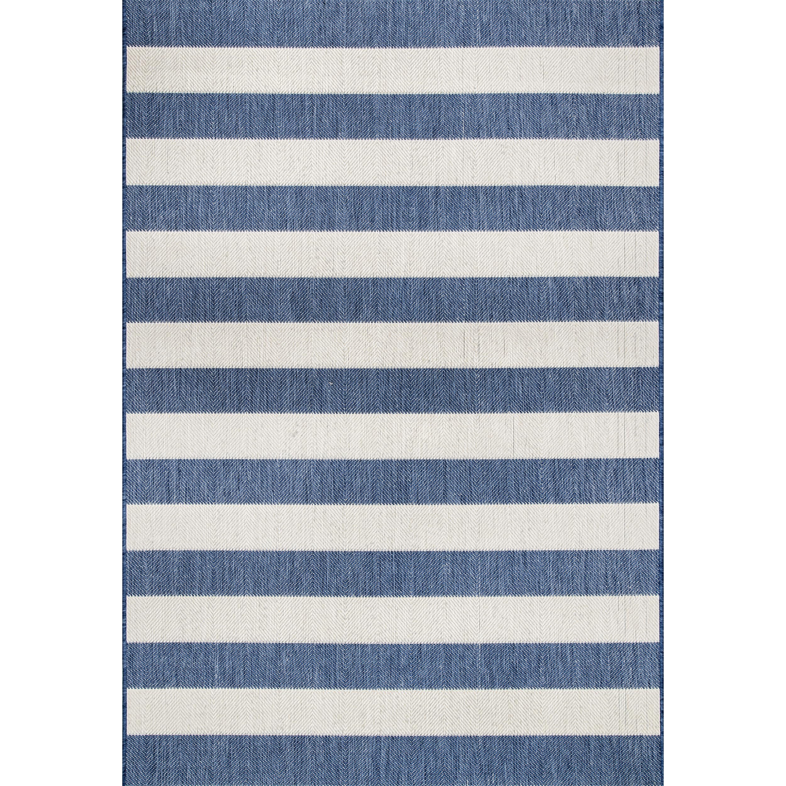 nuLOOM 8' x 11' Outdoor Performance Area Rug - OEKO-TEX Certified, Weather & Fade Resistant, High Traffic Rug for Patio, Balcony, Deck & Backyard - Durable Alexis Blue Design for Outdoor Entertaining & Relaxation