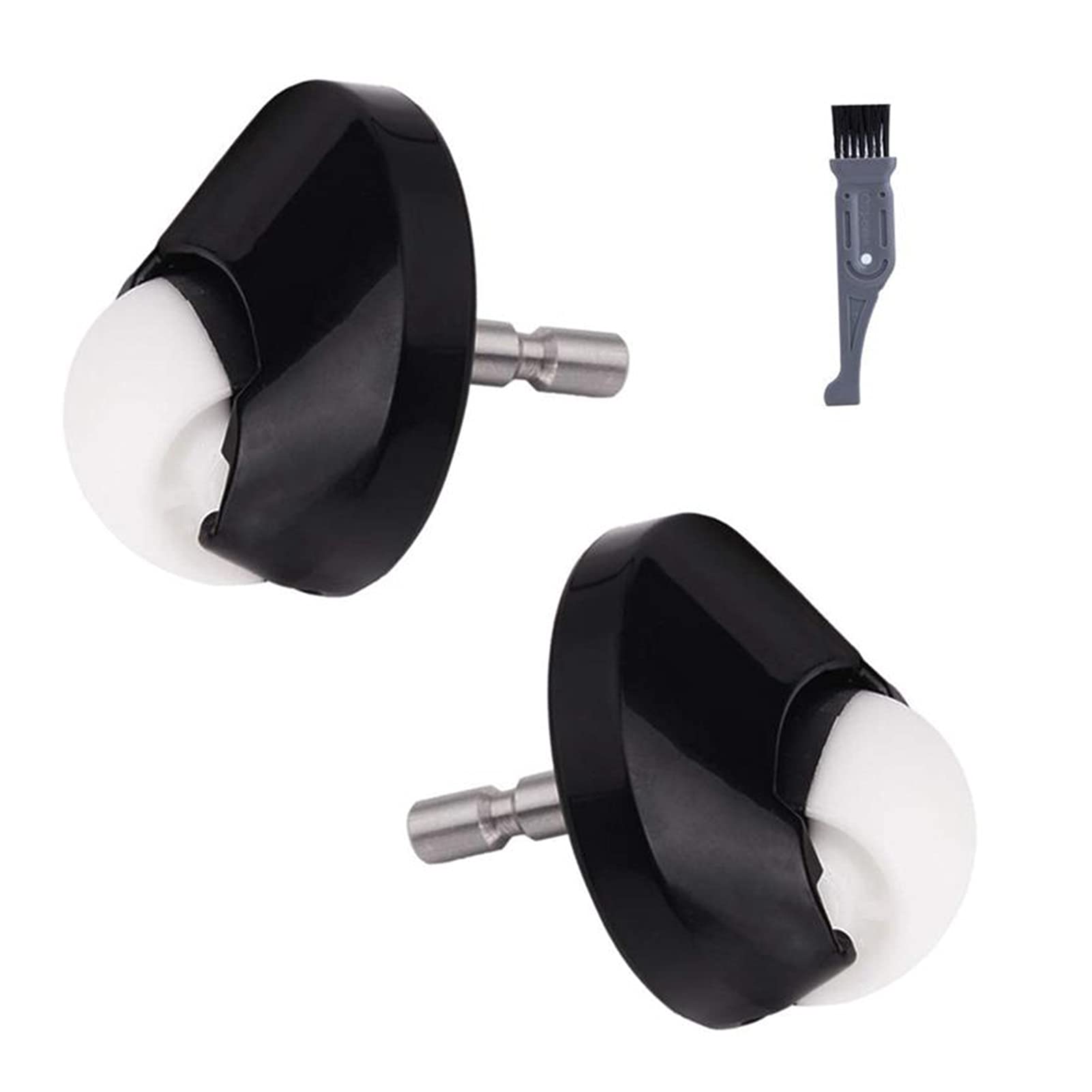 2 Pack Replacement Wheels for iRobot Roomba 980/960/770/780/690/650 (Compatible with 500,600,700,800 & 900 Series) - Durable Vacuum Cleaner Parts - Black - Perfect for DIY Repair & Maintenance