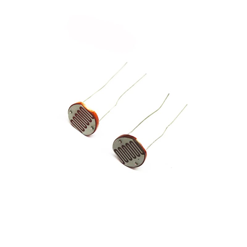 5Pcs GL12528 12mm Light Sensitive Resistor Photoresistor LDR Dependent Resistance - Perfect for DIY Electronics, Robotics & Light Sensing Projects