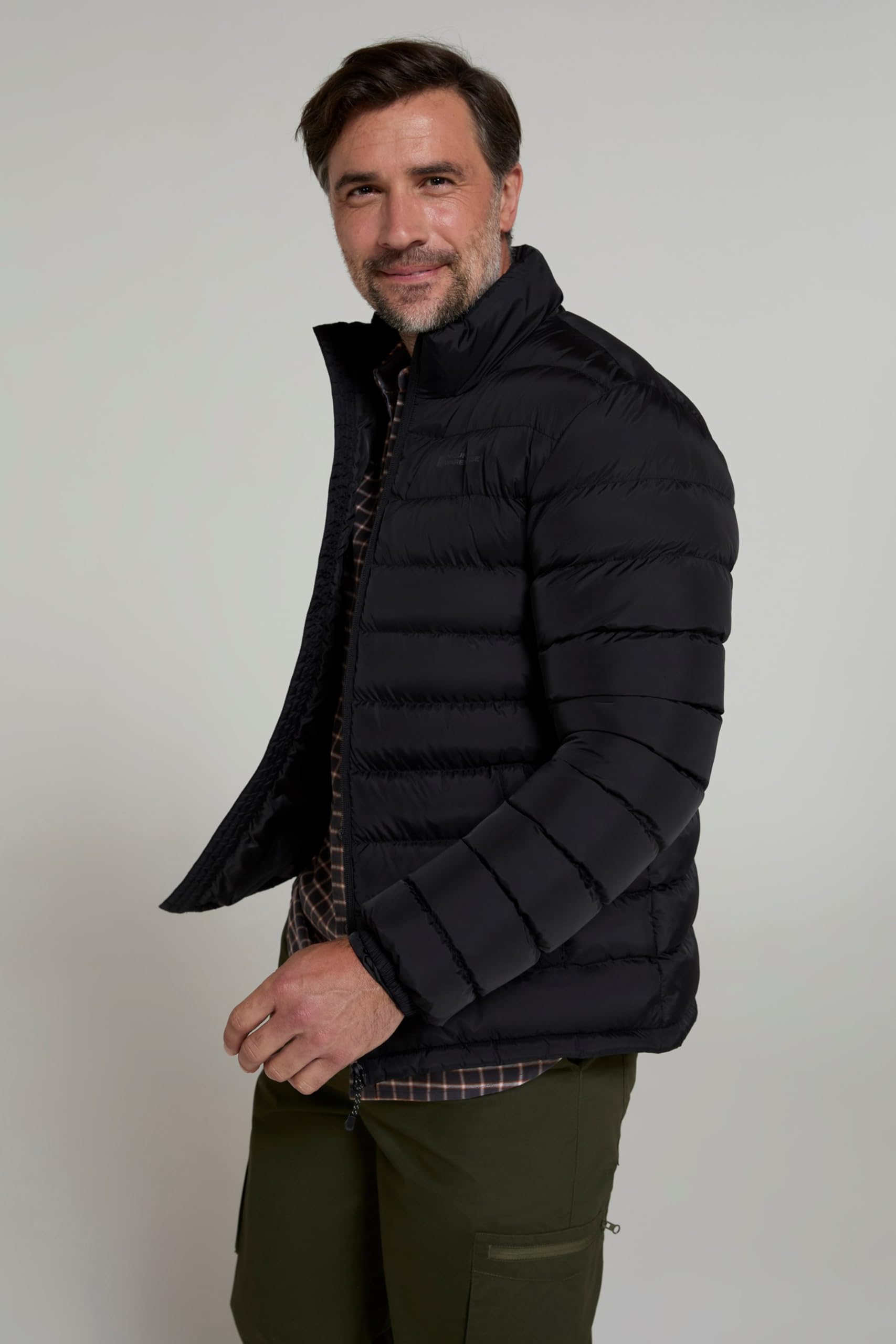 Mountain Warehouse Vista Men's Insulated Puffer Jacket - Lightweight Winter Coat for Hiking, Skiing & Outdoor Activities