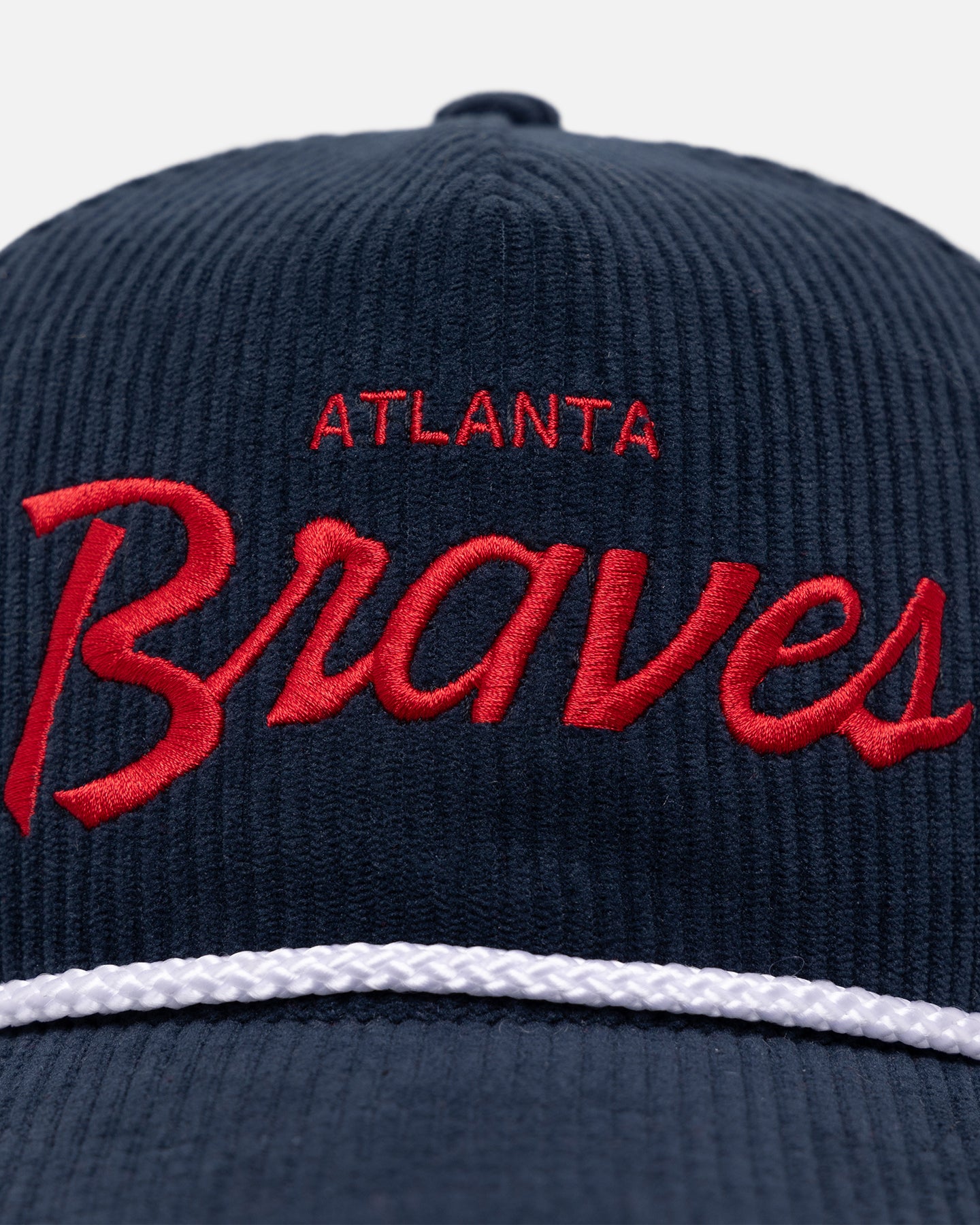 47 Brand Atlanta Braves Crossrope Hitch Snapback Navy Hat - Adjustable Baseball Cap for Men & Women - Perfect for Sports, Casual Wear & Braves Fan Gifts