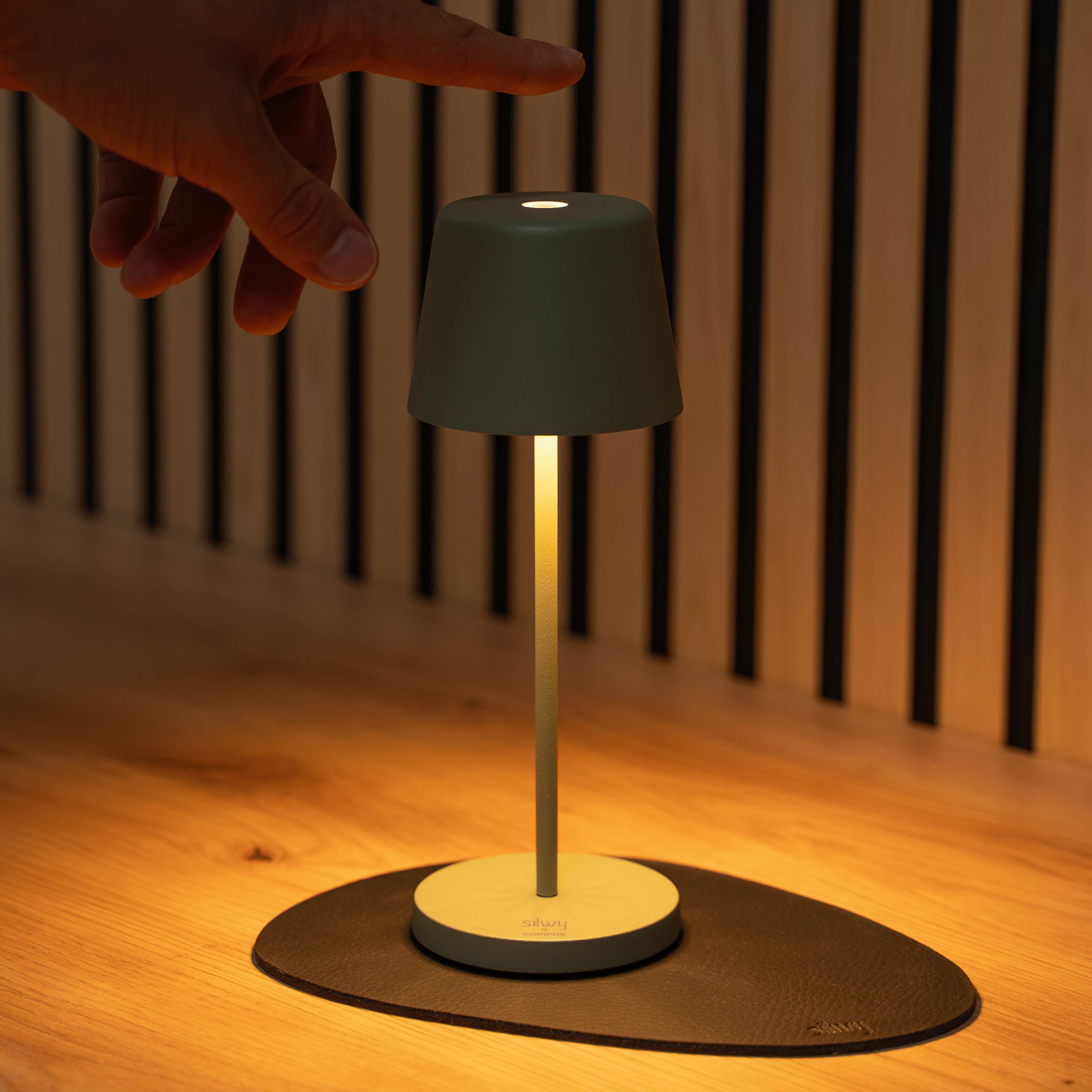 MONACO OLIVE Magnetic LED Light with Coaster - Perfect for Kitchen, Bedroom, and Office Decor