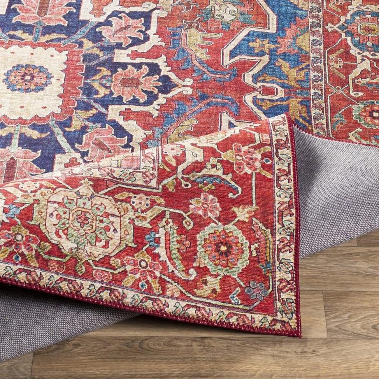 Mark&Day 9x12 Nievre Traditional Burnt Orange Area Rug - Soft Orange Beige Carpet for Living Room, Bedroom, Kitchen & Office - Non-Slip Floor Covering (9' x 12') - Perfect for Home Decor, Family Gatherings & Cozy Spaces