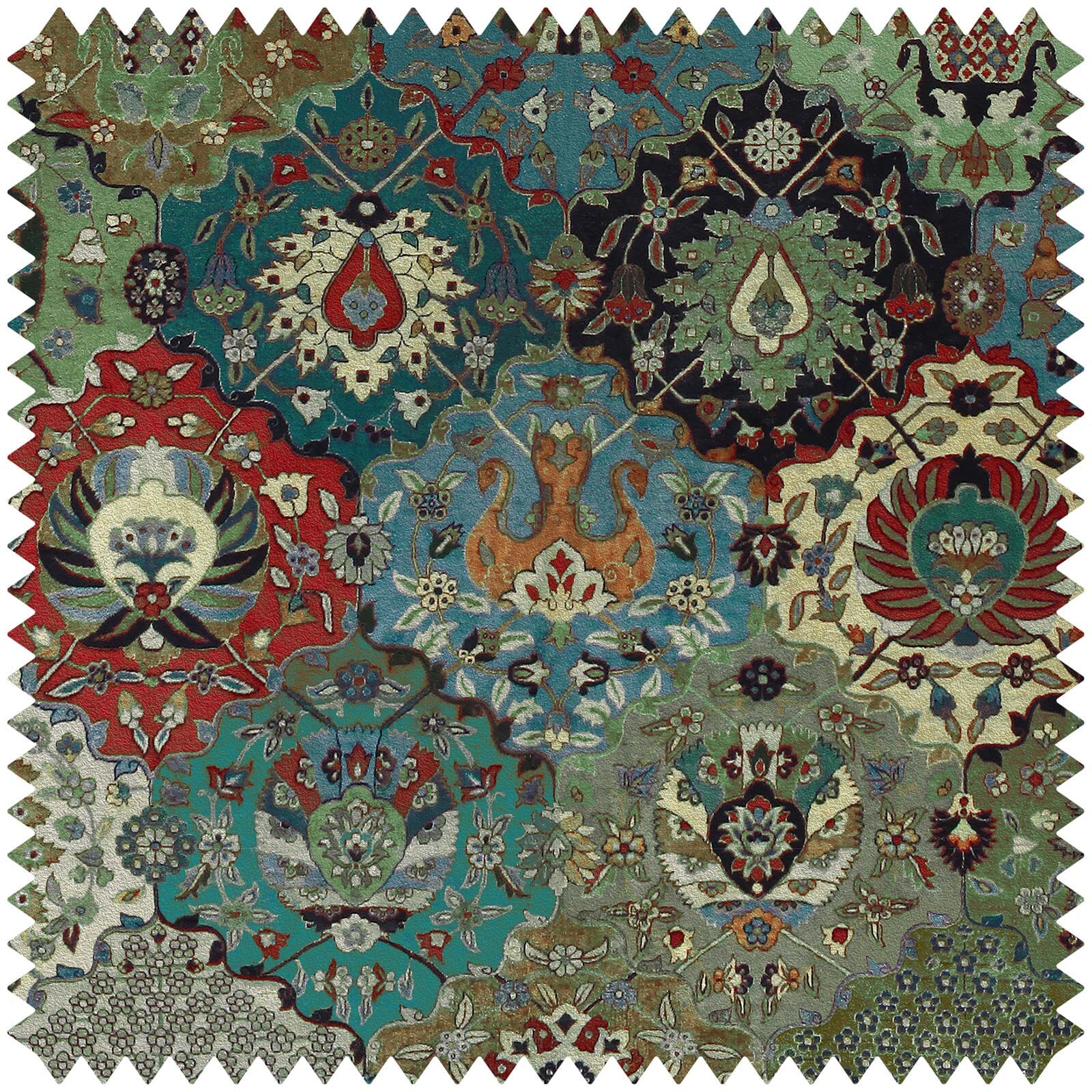 CASPAR Velvet Forest Sample - Premium Velvet Fabric for Upholstery, Drapes & Home Decor | Soft & Luxurious Textile for DIY Projects & Interior Design