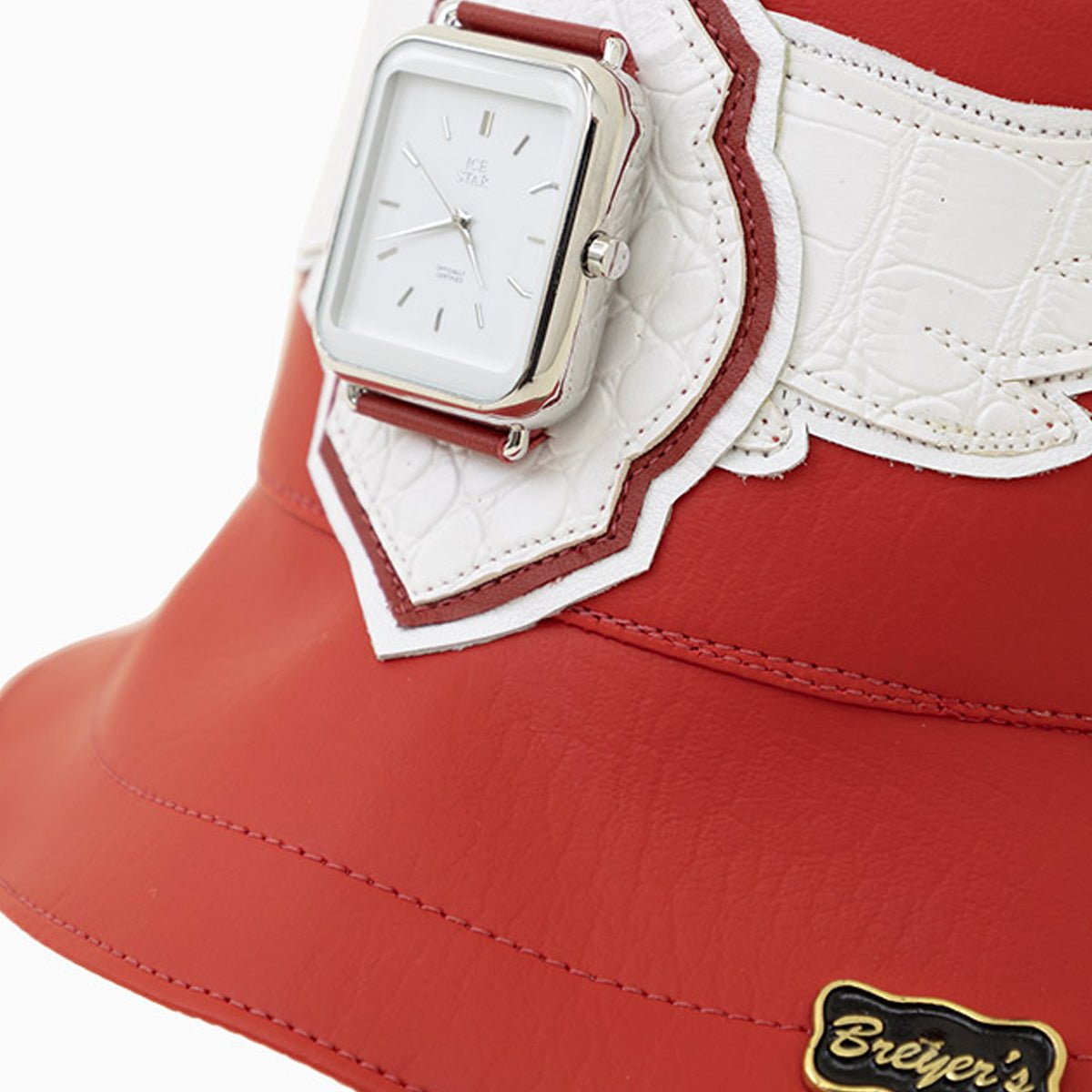Breyer's Genuine Leather Bucket Hat with Adjustable Strap - Stylish Unisex Sun Hat for Outdoor, Beach, and Casual Wear