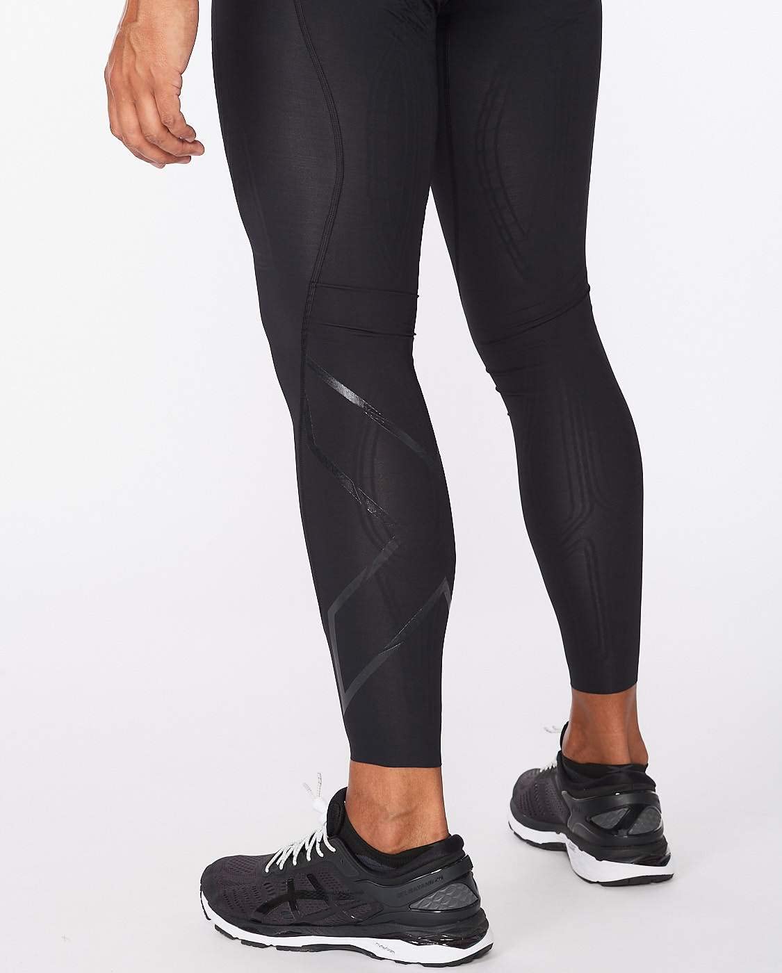 2XU Men's Force Compression Tights - High Performance Workout Leggings for Running, Cycling & Gym Training - Reduce Muscle Fatigue & Improve Recovery