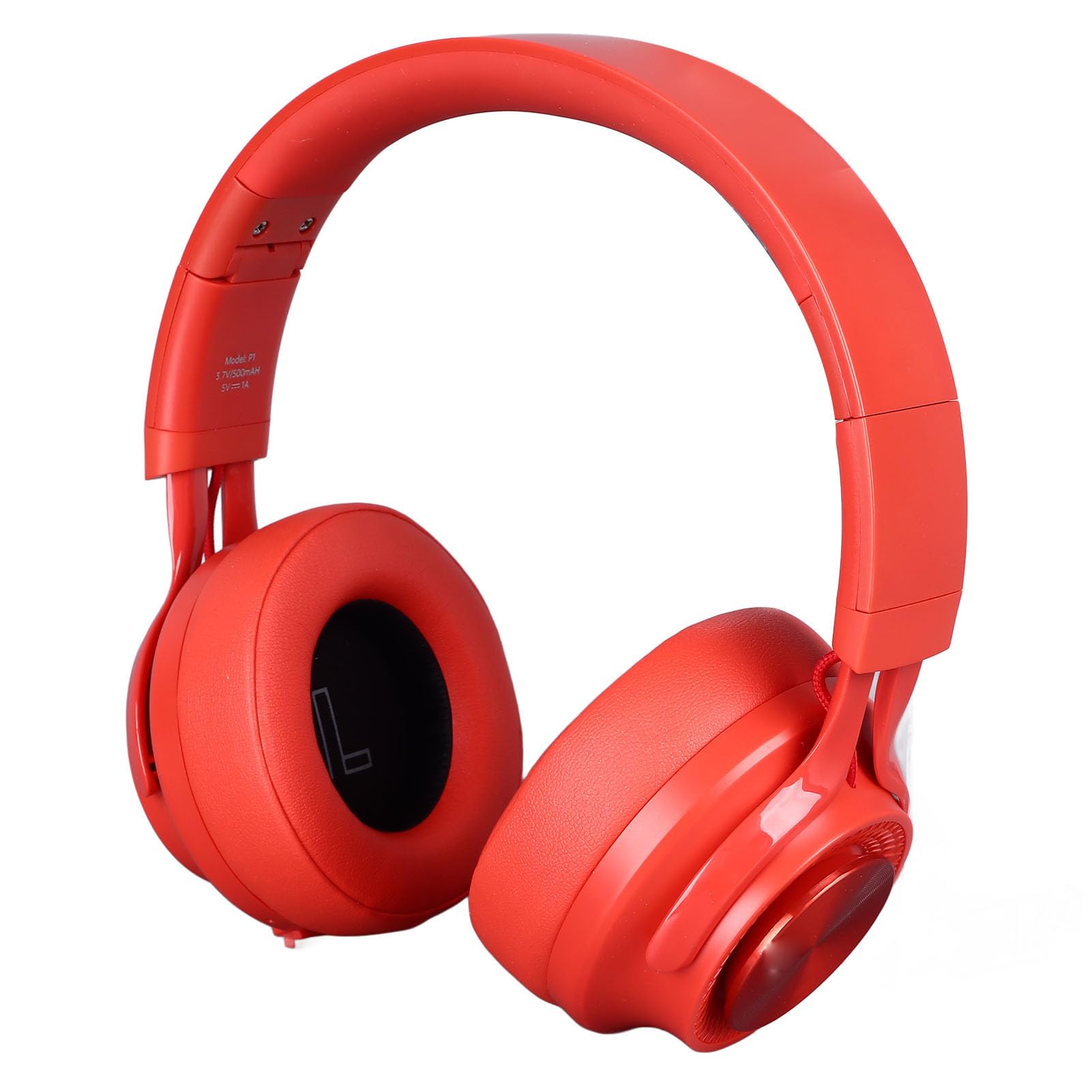 GOWENIC Wireless Gaming Headset with Noise Cancelling Mic - Bluetooth Over-Ear Foldable Headphones for PS5, Xbox One, PC & Laptop - Soft Memory Foam Ear Cushions & Powerful Bass (Red) - Perfect for Gaming, Streaming & Online Meetings
