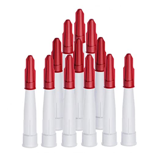 EElabper 48PCS Caulk Nozzle Caps Set - Cartridge Finisher, Spare Tube Nozzles & Screw Tips for Sealant Application - Perfect for Home Repairs, DIY Projects & Professional Caulking Work