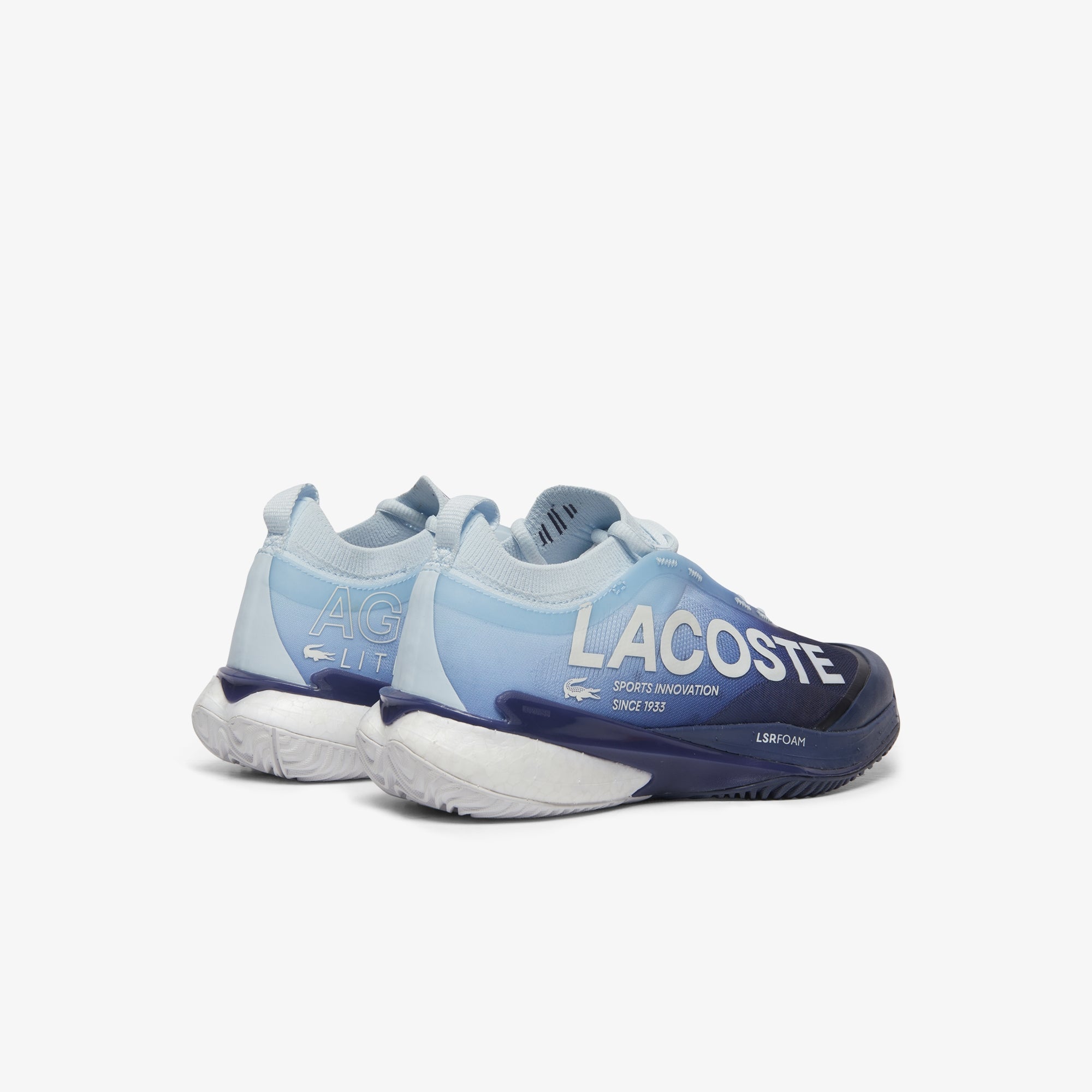 Lacoste Women's AG LT25 Lightweight Tennis Shoes in Blue - Comfortable & Stylish Sneakers for Women, Perfect for Casual Wear, Sports & Everyday Activities