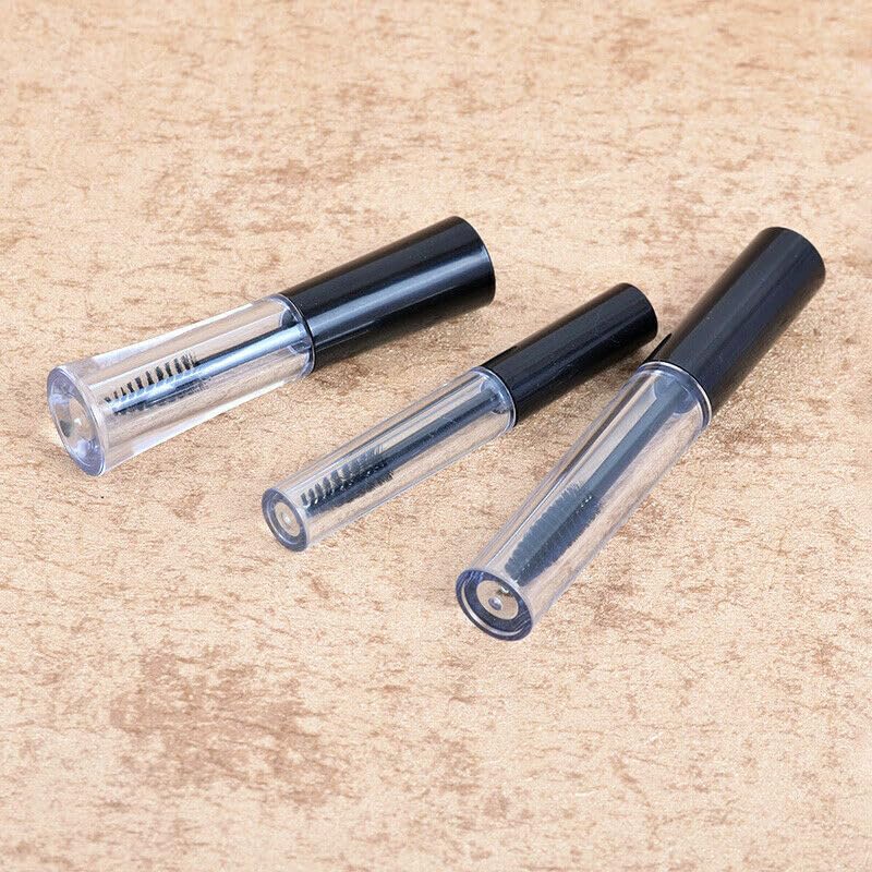 VASADIGITAL 2 Pack 7ml Empty Eyelash Extension Glue Tube with Brush & Funnel - Refillable Mascara Container for DIY Lash Extensions, Professional Salon Use, and Travel-Friendly Makeup Storage