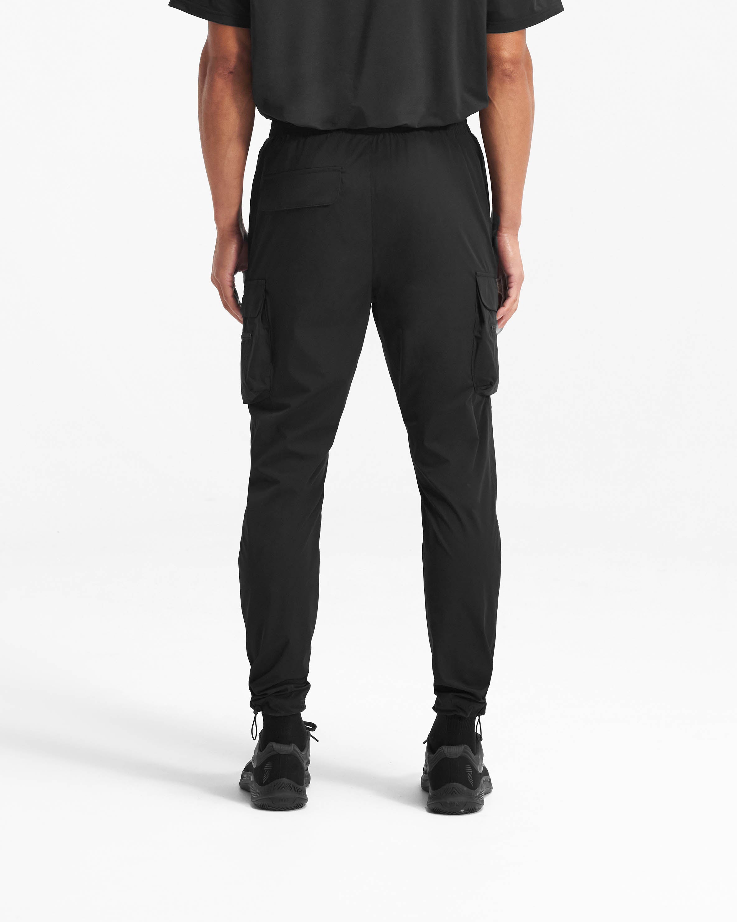 247 Black Stretch Work Pants for Men - Comfortable & Durable Office & Casual Wear - Perfect for Business, Travel & Everyday Use