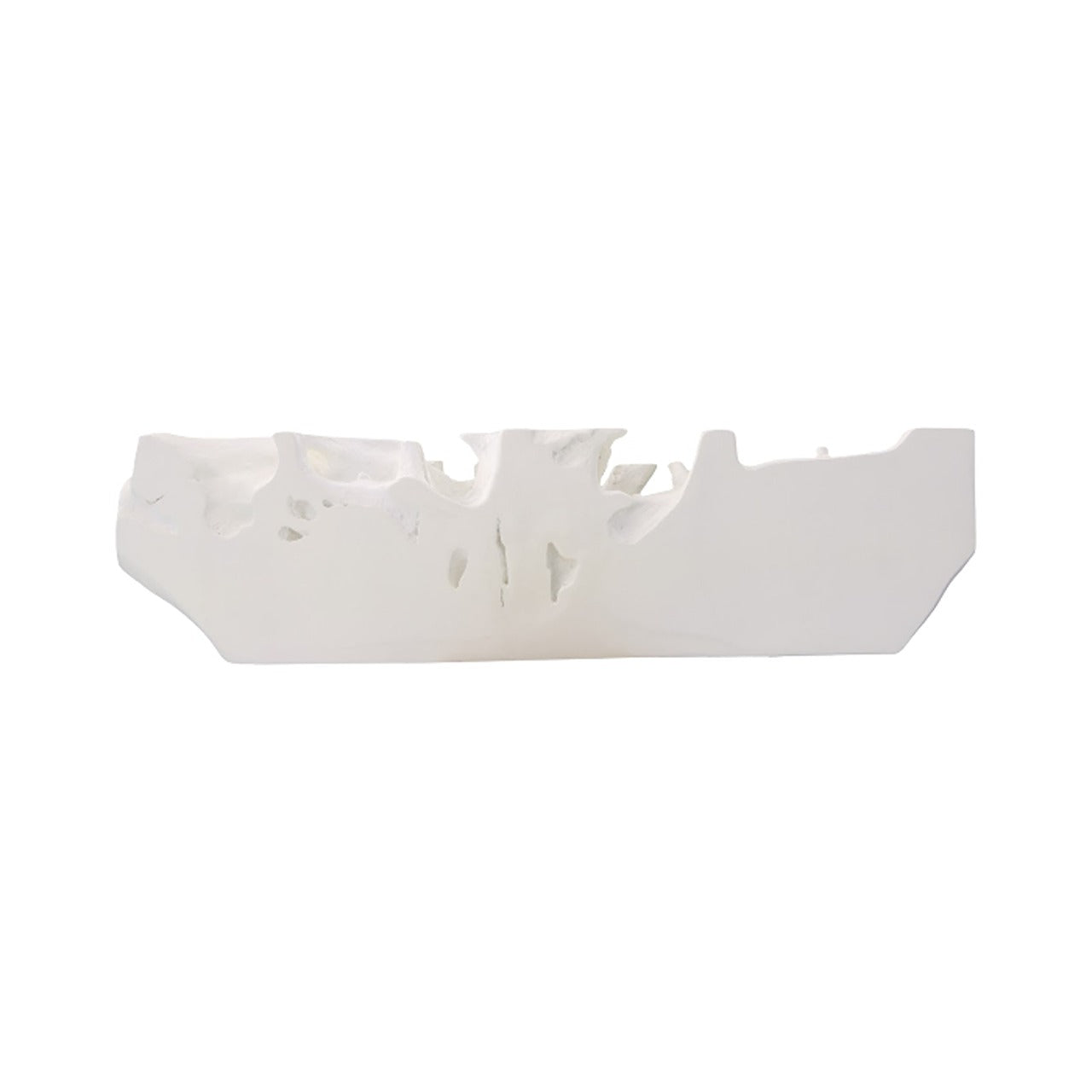 Modern White Console Table with Cast Root Design - Perfect for Entryway, Living Room & Hallway Decor