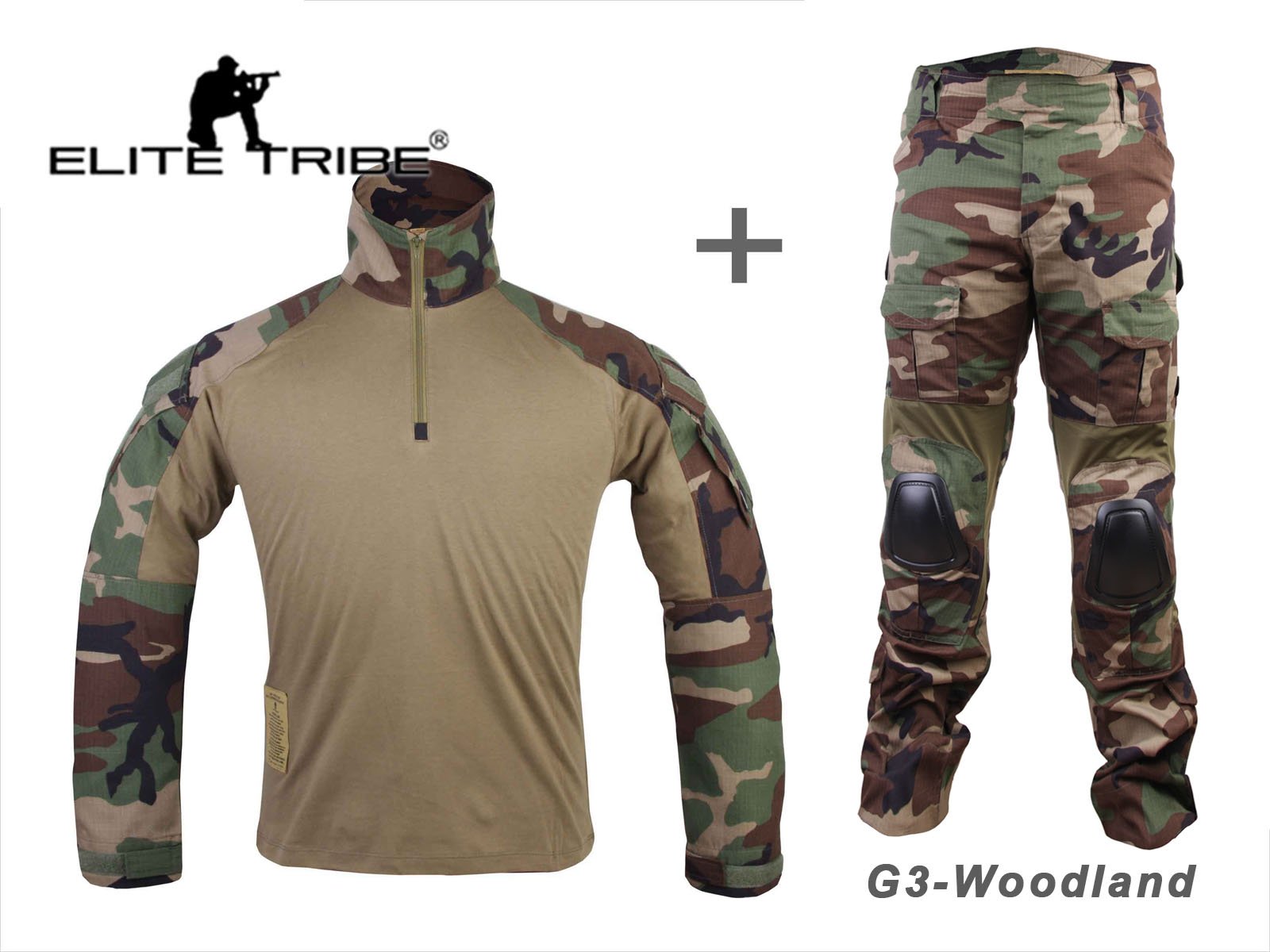 Emerson Airsoft Military BDU Tactical Combat Gen3 Uniform Set - Shirt & Pants for Airsoft, Paintball, and Outdoor Tactical Training