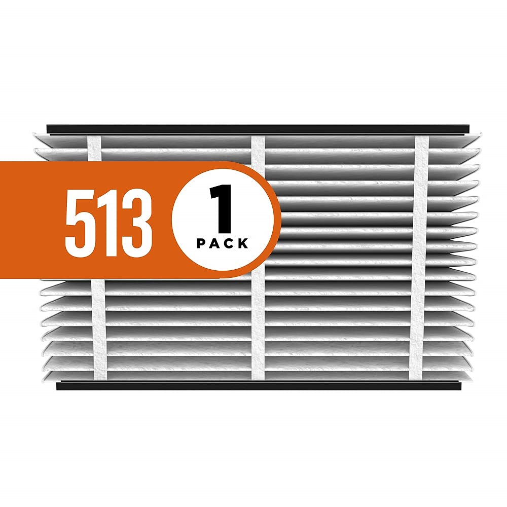 Aprilaire 513 Replacement Air Filter - MERV 11 HVAC Furnace & AC System - Improves Indoor Air Quality for Home & Office