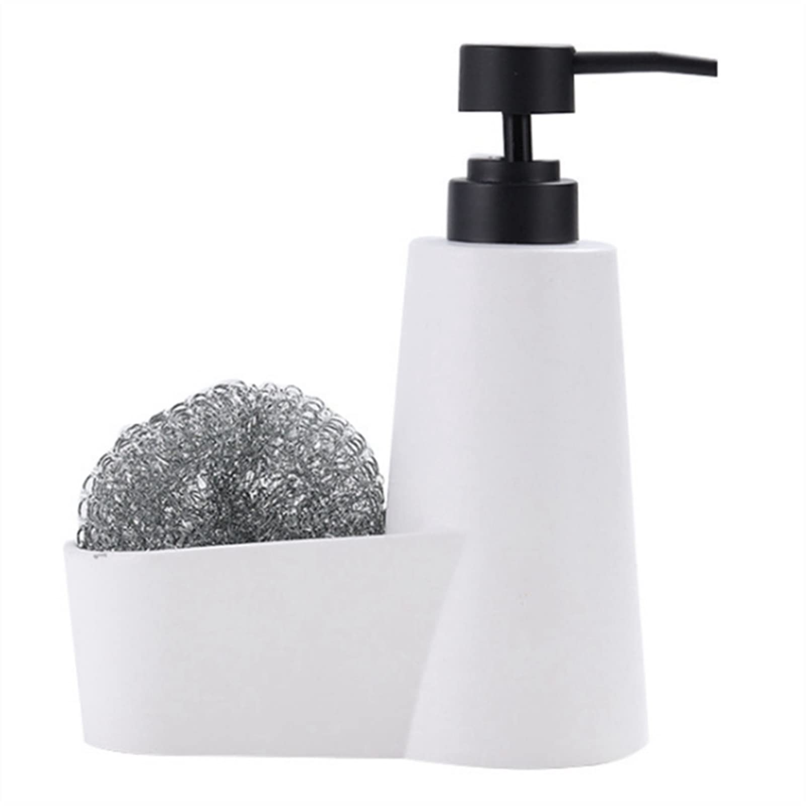 TANYTAO-SHOP Refillable Soap Dispenser for Kitchen & Bathroom - White Press Bottle for Dishwashing Liquid, Hand Soap & Detergent | Perfect for Sink Countertop, Laundry Room & Household Cleaning