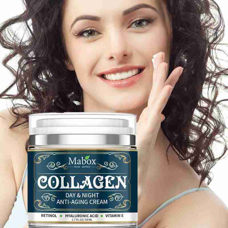 Collagen Moisturizing Facial Cream - Anti-Aging & Hydrating Skin Care for Women - Perfect for Daily Use & Night Routine