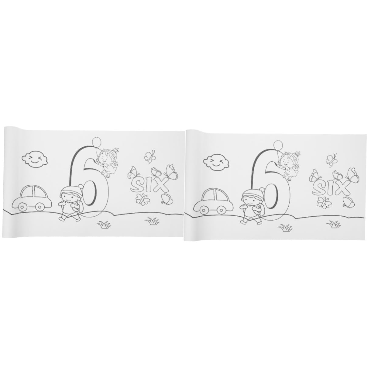 VICASKY 2 Rolls Drawing Paper for Kids - DIY Painting, Coloring & Craft Paper for Toddlers - Non-Toxic Art Supplies for Graffiti, Confetti & Classroom Activities - Perfect for Home, School & Party Projects