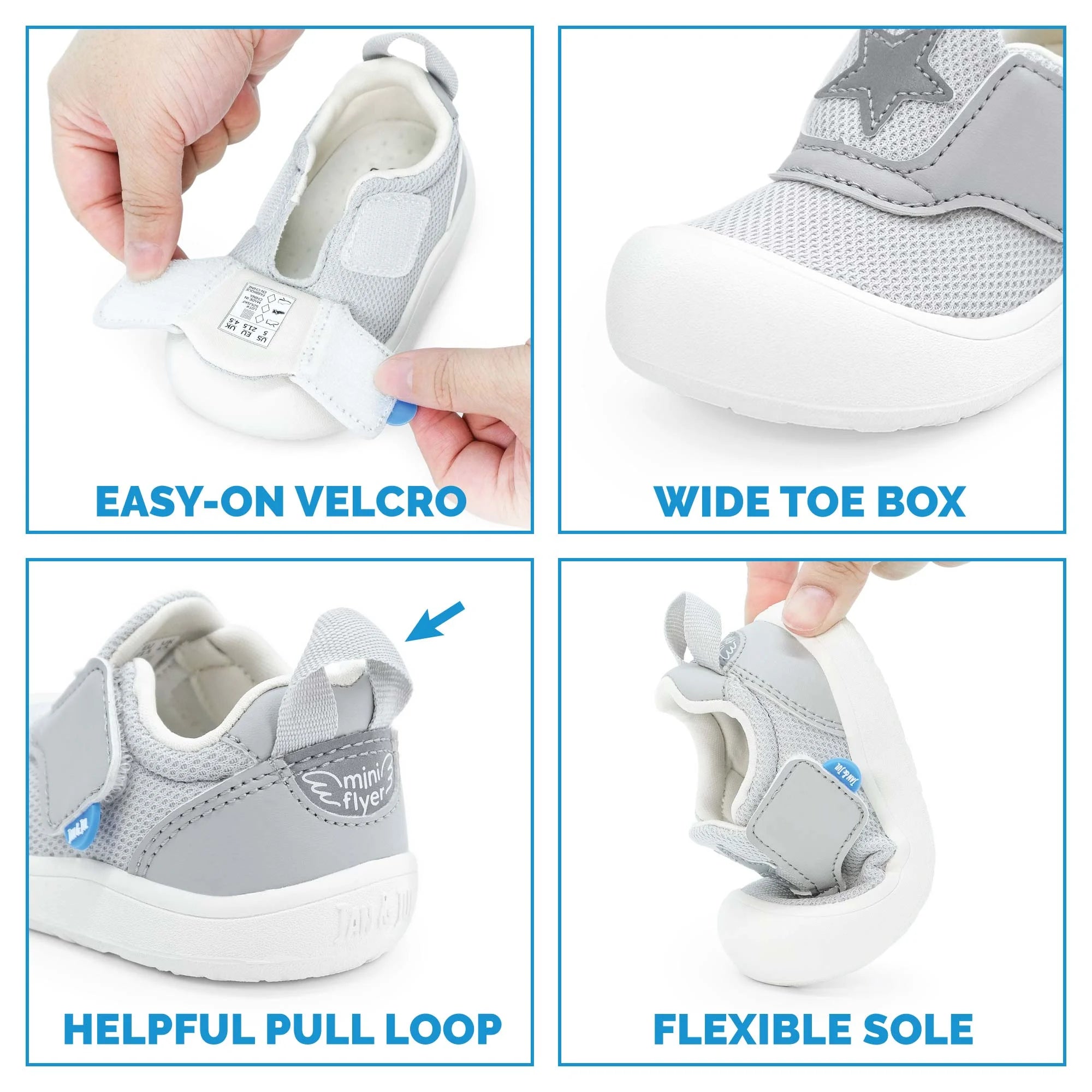 Jan & Jul Soccer Mini Flyer Toddler Sneakers - Lightweight Breathable Kids Soccer Shoes for Boys & Girls - Perfect for Indoor/Outdoor Play, Preschool & Daycare Activities