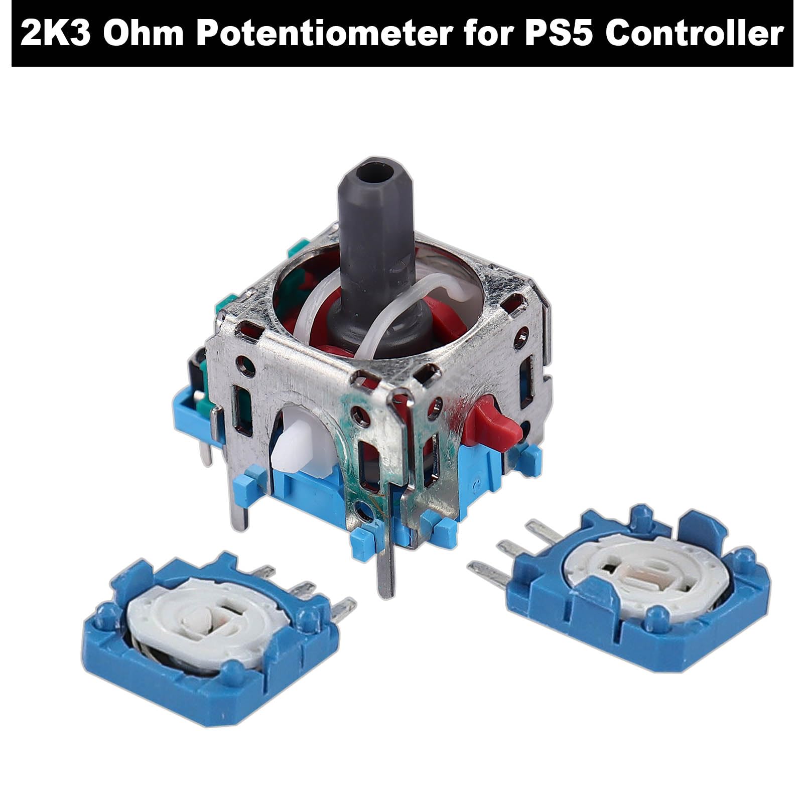10pcs 2K3 Ohm Potentiometer Replacement for DualSense PS5 Controller - Trim Pot Resistor Thumbstick Module Sensor Compatible with ALPS Analog Joystick - Perfect for PS5 Controller Repair & Gaming Accessories