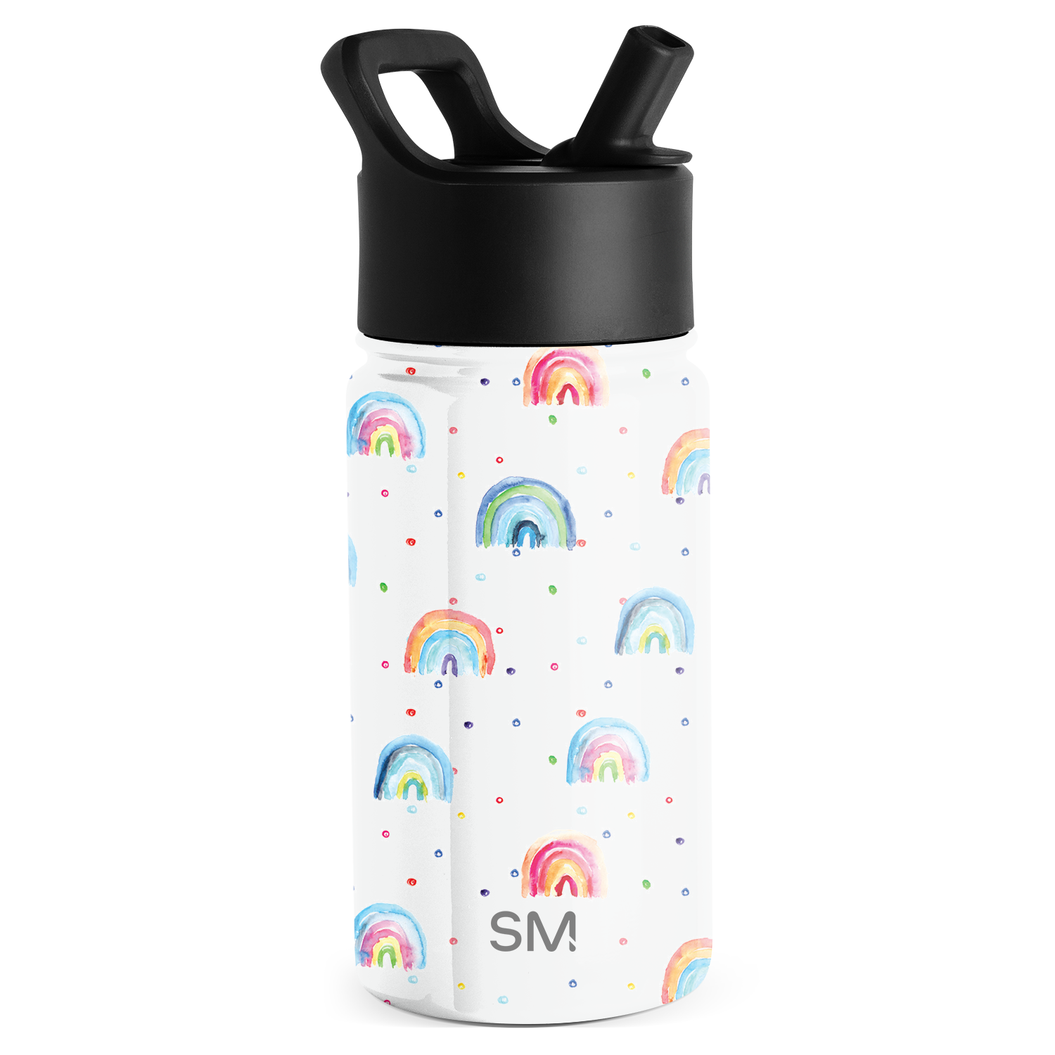 Summit Kids Water Bottle with Straw Lid - BPA Free, Leak Proof, Insulated Stainless Steel Bottle for School, Sports & Outdoor Activities