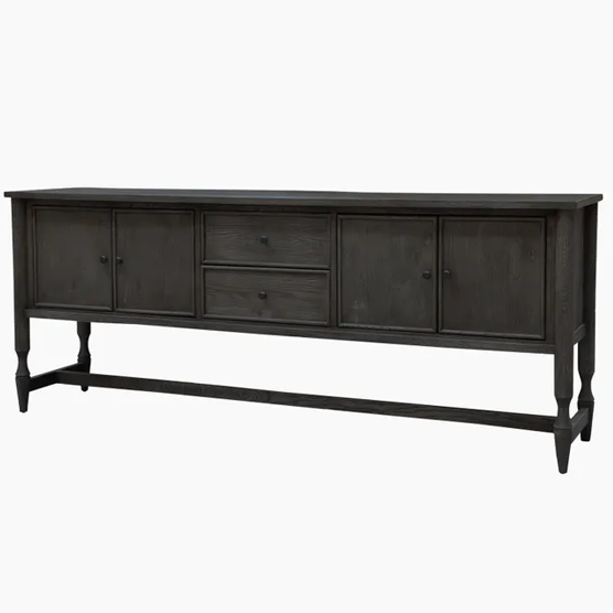 Bernard Sideboard - Modern Black Buffet Cabinet for Dining Room, Living Room & Entryway Storage