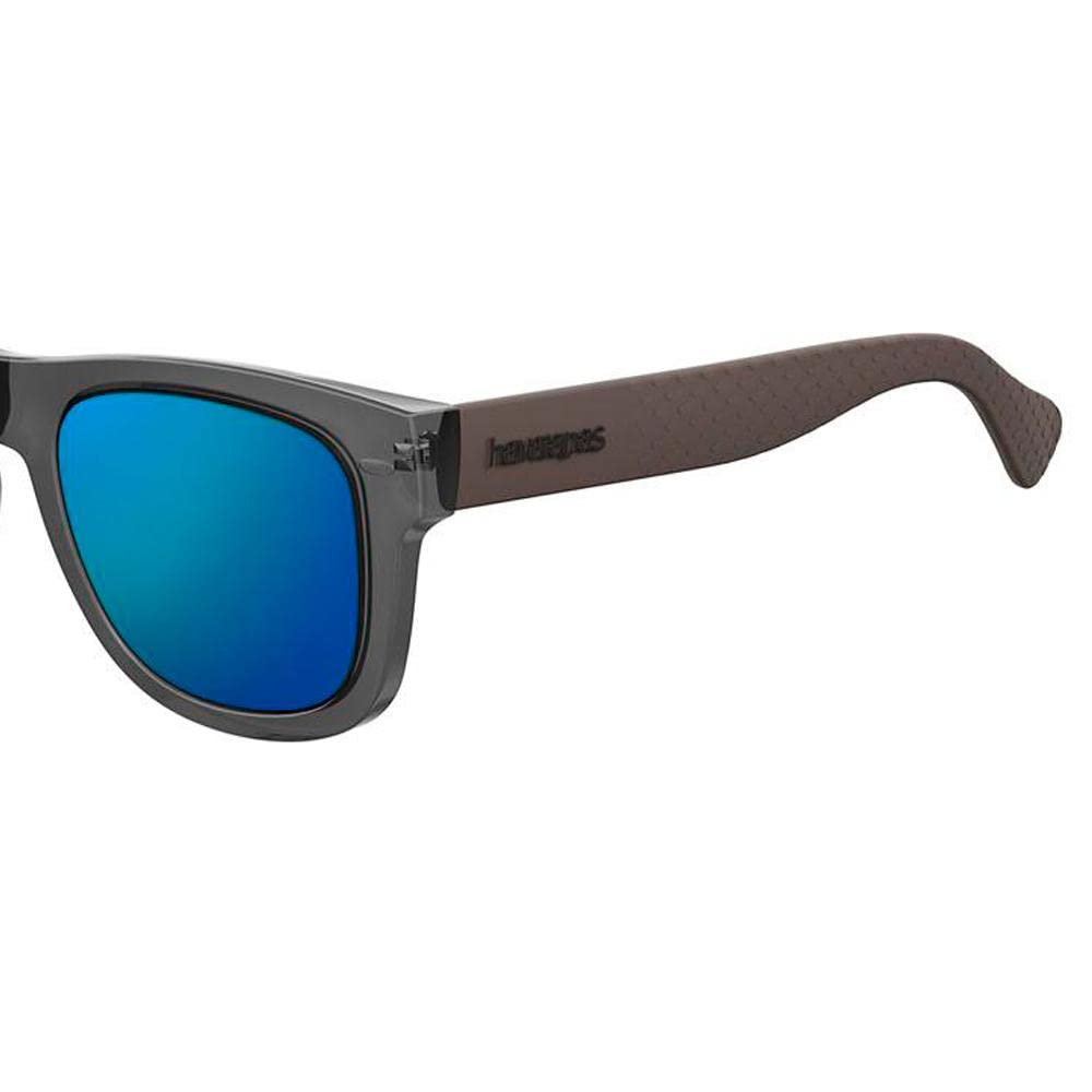 Havaianas Paraty Square Sunglasses for Women & Men - 50mm Dark Grey UV Protection - Perfect for Beach, Travel & Outdoor Activities