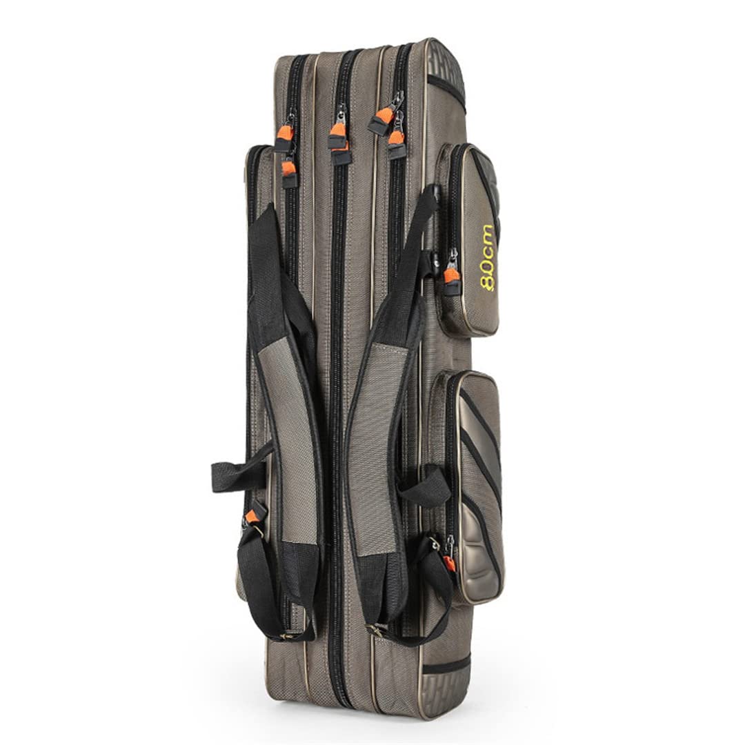 4-Layer Fishing Tackle Bag - Large Capacity Portable Gear Storage for Outdoor Sport & Travel