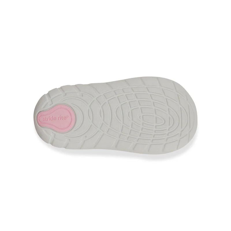 Stride Rite Rainbow Rosa Soft Motion Baby Sneakers - Lightweight Walking Shoes for Toddlers & Infants - Perfect for First Steps, Playtime & Outdoor Adventures