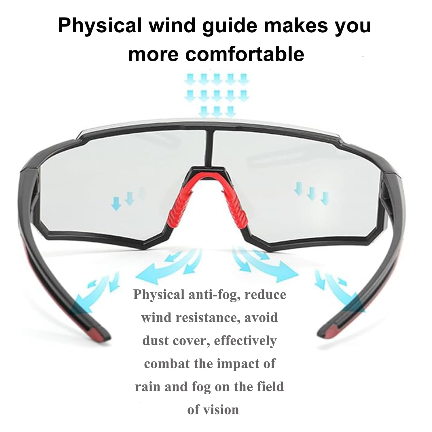 Polarized Cycling Sunglasses for Men & Women - UV400 Protection Sport Sunglasses for Running, Fishing, Golf & Baseball - Durable & Lightweight for Outdoor Activities