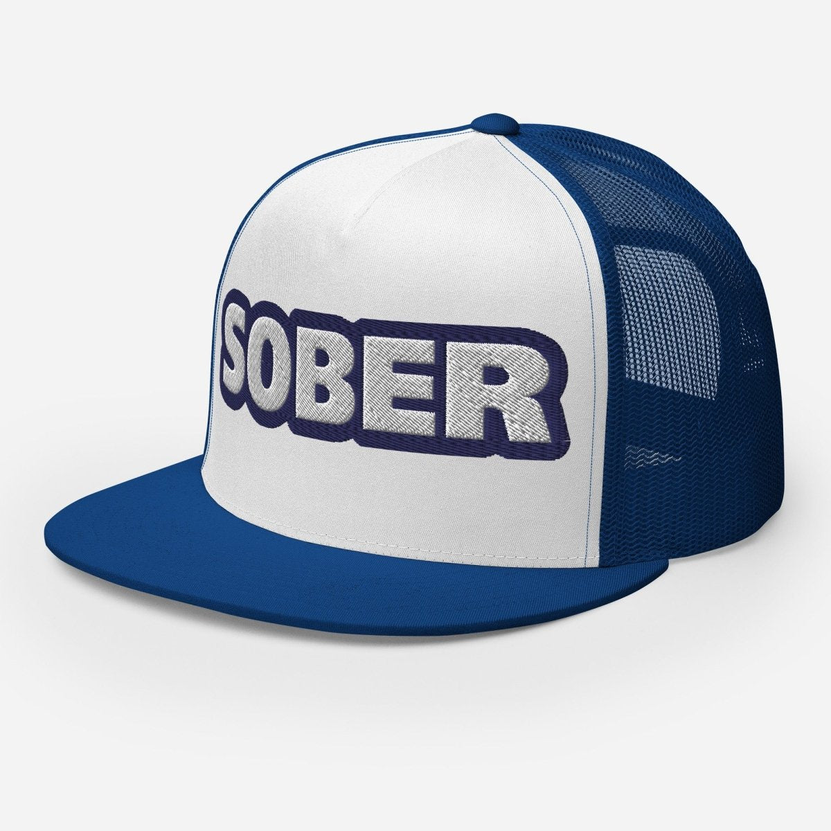 Clarity Classic Trucker Cap - Bold Sobriety Statement Hat for Men & Women | Perfect for Recovery Meetings, Outdoor Activities & Everyday Wear
