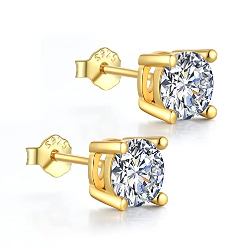 18K Gold Plated Sterling Silver - Gold