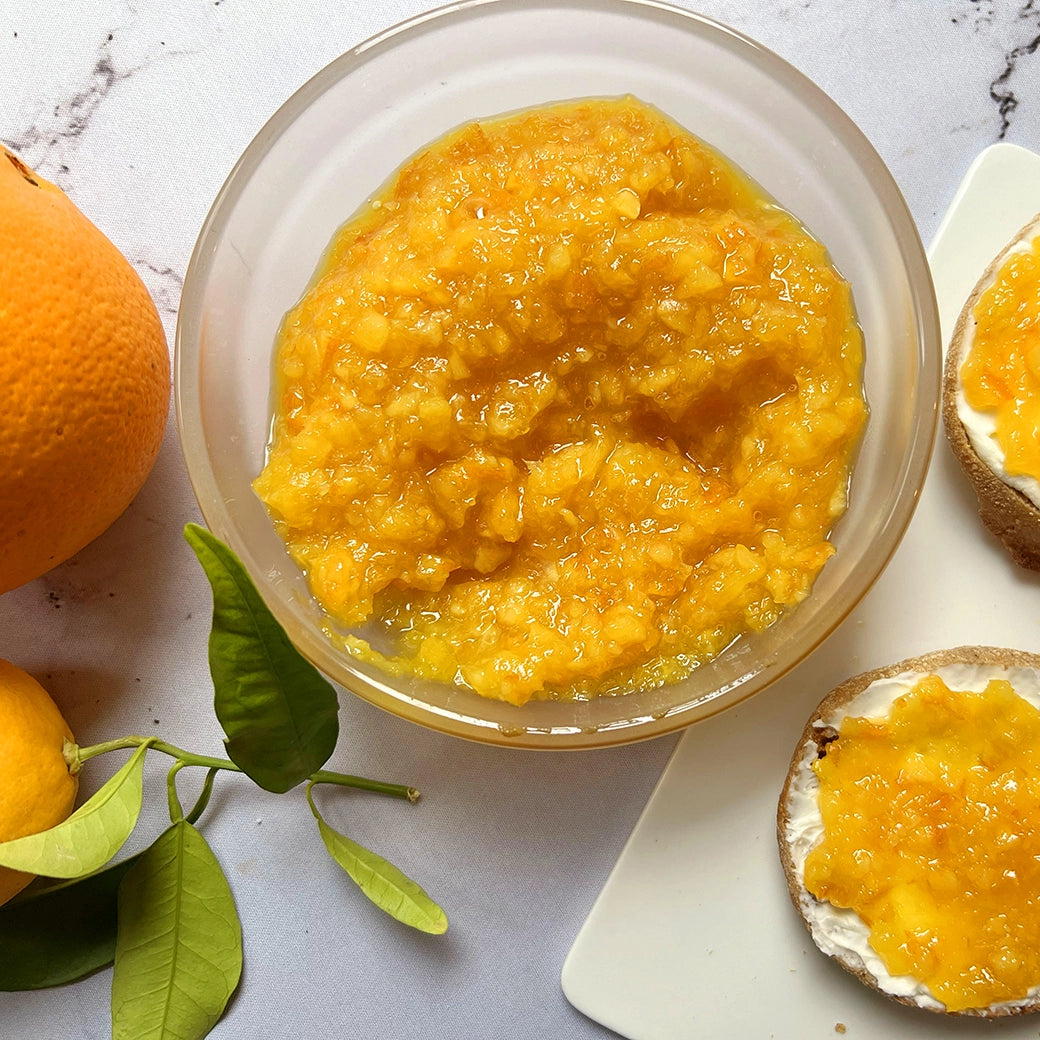 Organic Orange Marmalade - Sweet & Tangy Fruit Spread - Gluten-Free, Non-GMO - Perfect for Toast, Scones & Baking - 12oz Jar