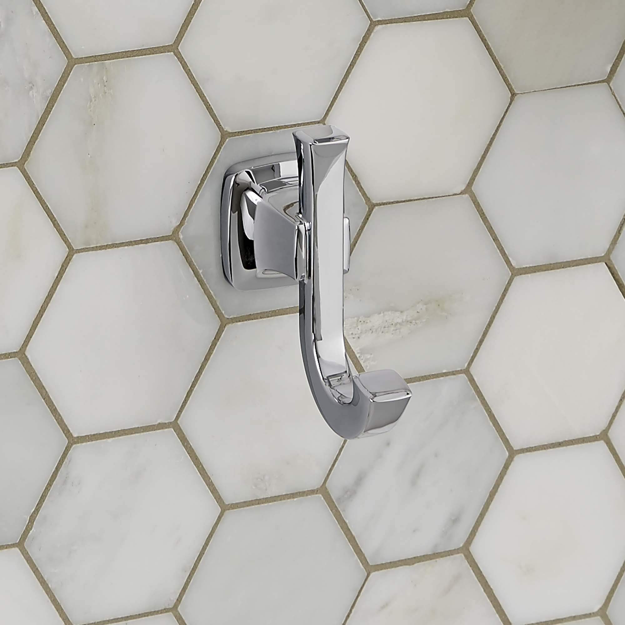 American Standard 7353210.002 Townsend Double Robe Hook, Polished Chrome - Durable Bathroom Wall Hook for Towels, Robes & Clothes - Perfect for Bathroom, Spa, Bedroom & Closet Organization