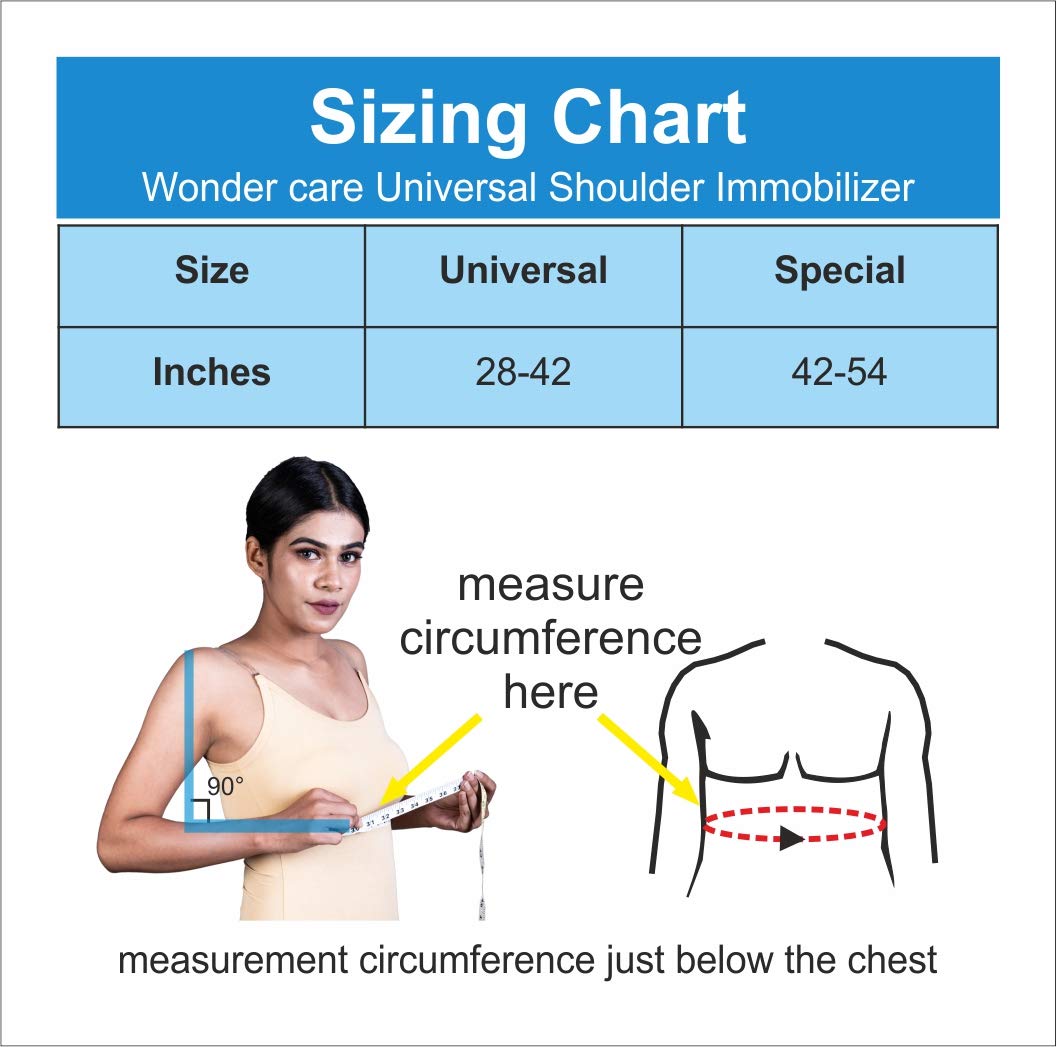Best Adjustable Shoulder Sling & Arm Support Brace for Rotator Cuff Injury Recovery - Comfortable Shoulder Immobilizer for Men & Women - Ideal for Post-Surgery, Sports Injuries & Daily Pain Relief