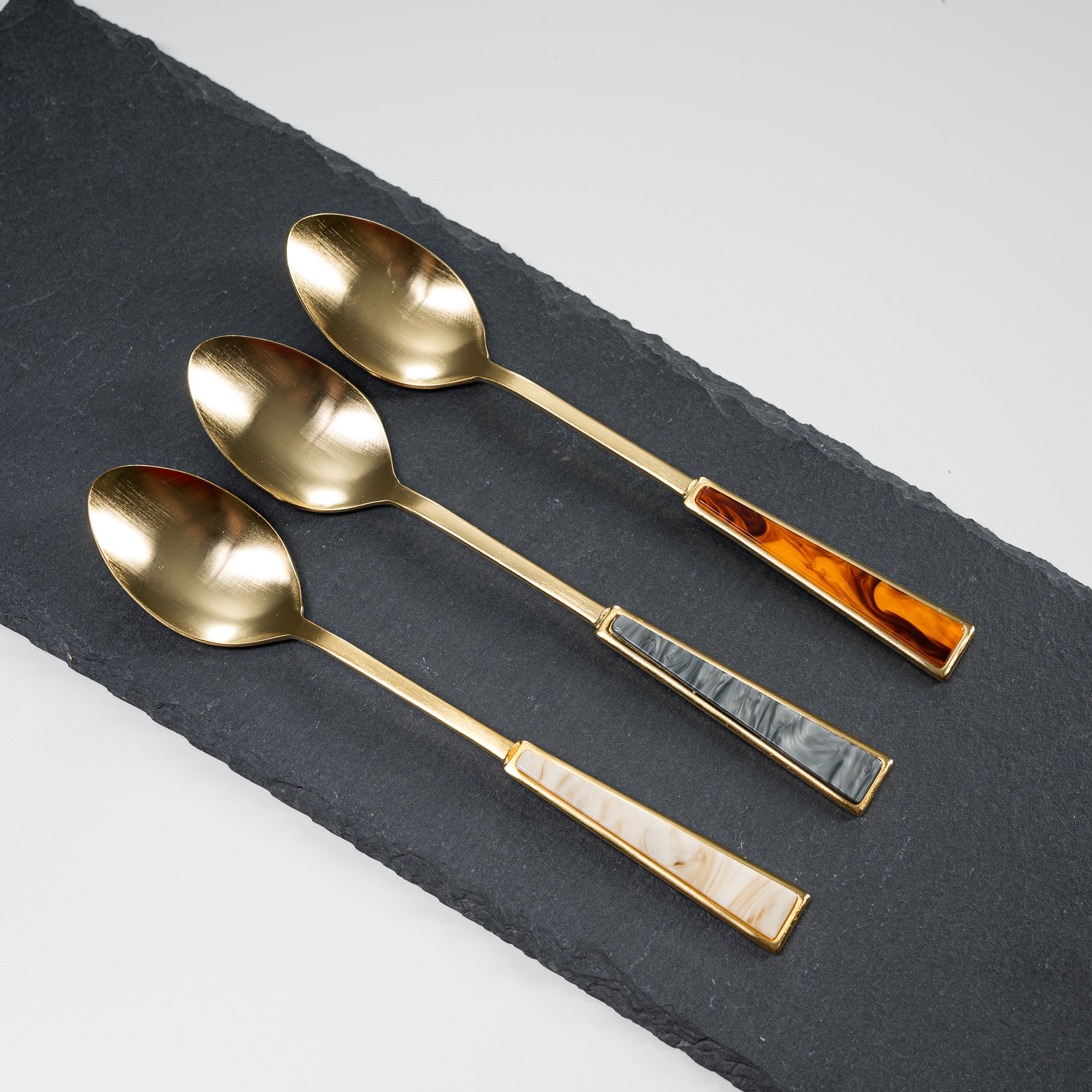 Premium Tsubame Sanjo Gold Dinner Spoon Set - 3 Elegant Color Options | Japanese Stainless Steel Cutlery for Fine Dining & Special Occasions