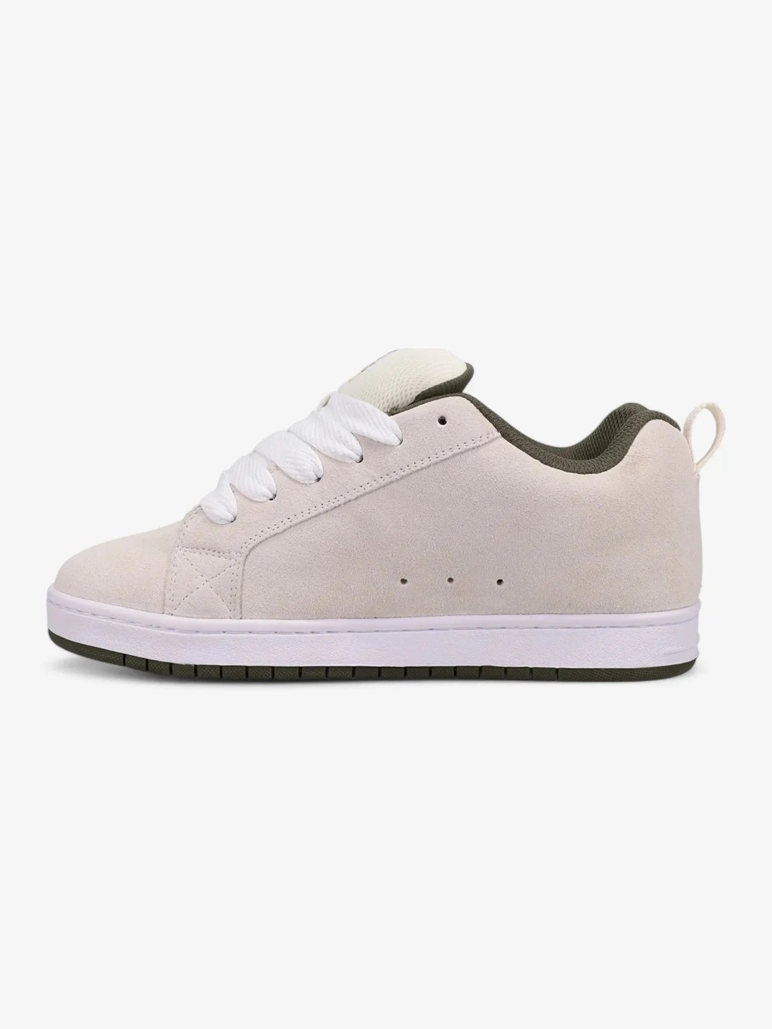 DC Court Graffik SE Sneakers - Men's Casual Skate Shoes in Olive Green | Perfect for Skateboarding, Streetwear & Everyday Comfort