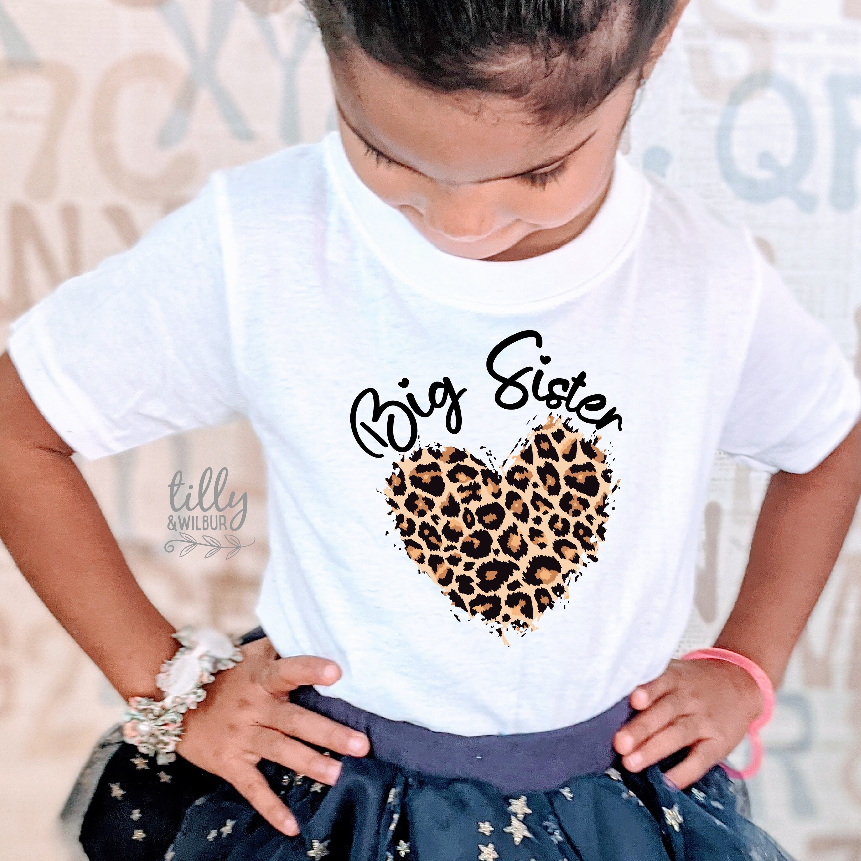 Big Sister T-Shirt - Comfortable & Stylish Cotton Tee for Women - Perfect for Sibling Love, Family Events & Casual Outfits
